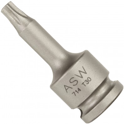 1 ASW Steckschlüssel, Antrieb 3/8" G10 - Torx®,Länge 50 mm, TX 30