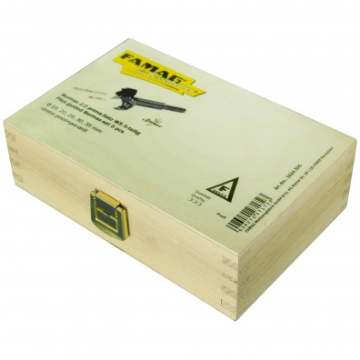 8 tlg FAMAG Bormax-WS prima Forstnerbohrersatz für Staketen, 15,20,25,30,35 mm