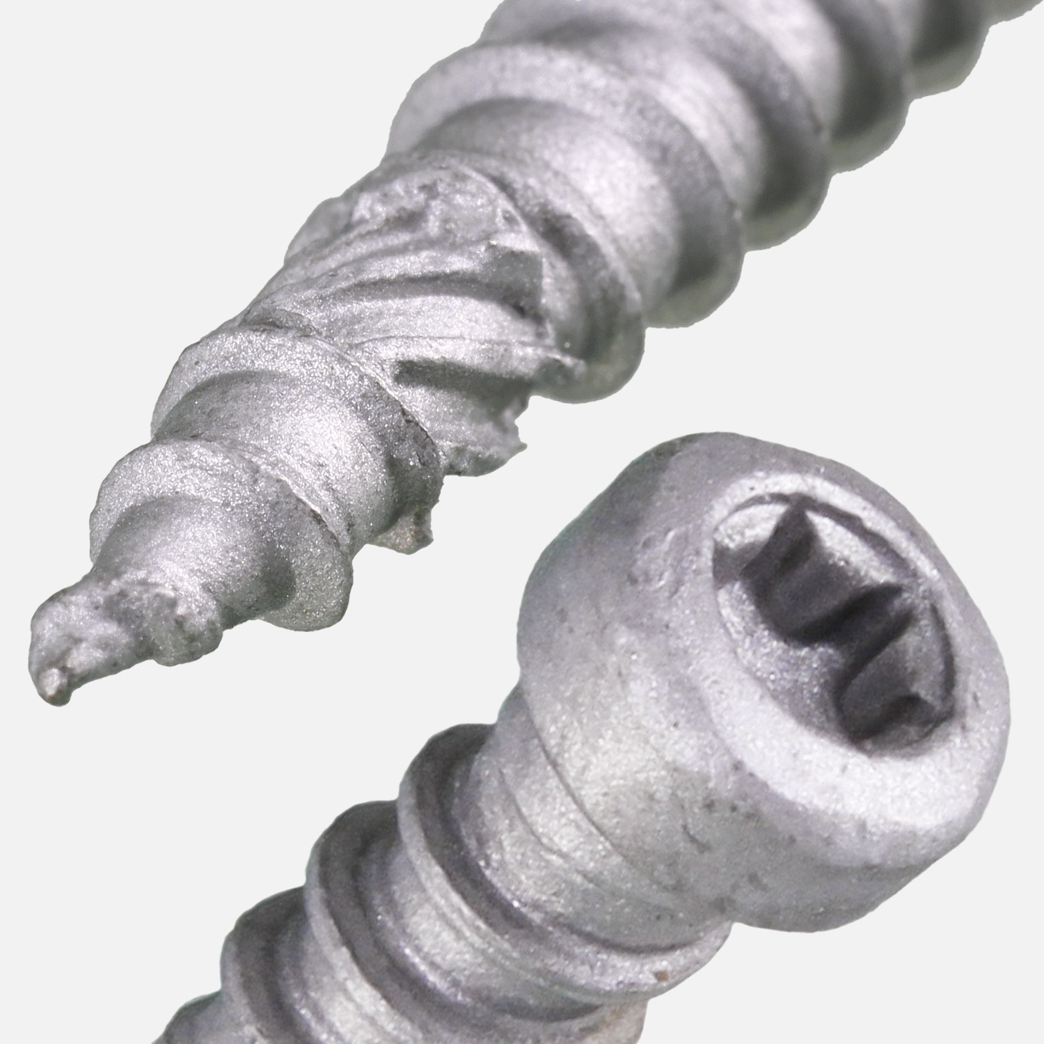 1 Reisser RT UNI Terrassenschraube, Zylinderkopf, Unterkopfgewinde, Edelstahl A4, RDR beschichtet silber, 5x50