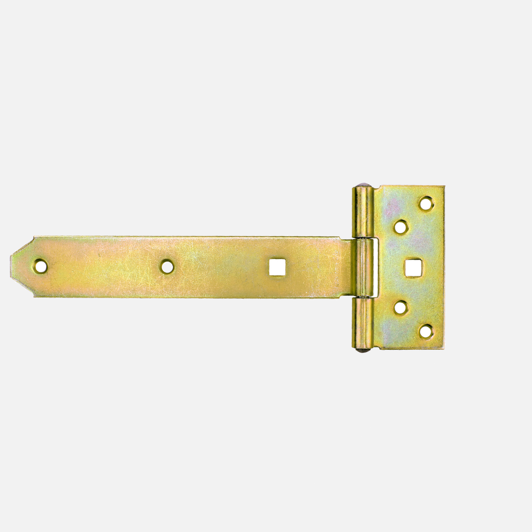 1 Kreuzgehänge halbschwer gelb verzinkt 200x34x39x90x2,5