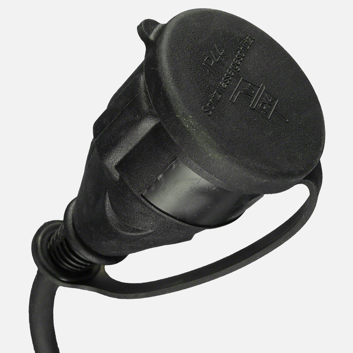 1 Verlängerungskabel, Gummikabel Schuko, IP44, 25 m, schwarz,H05RR-F 3G1,5 