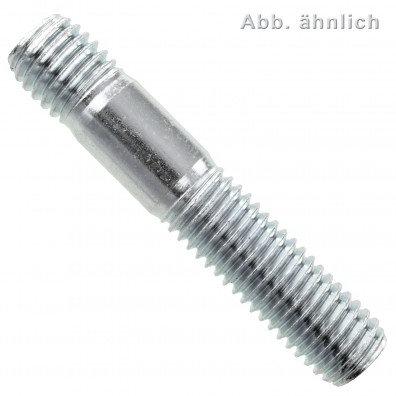 50 Stiftschrauben DIN 939 5.8 verzinkt M12x50 mm
