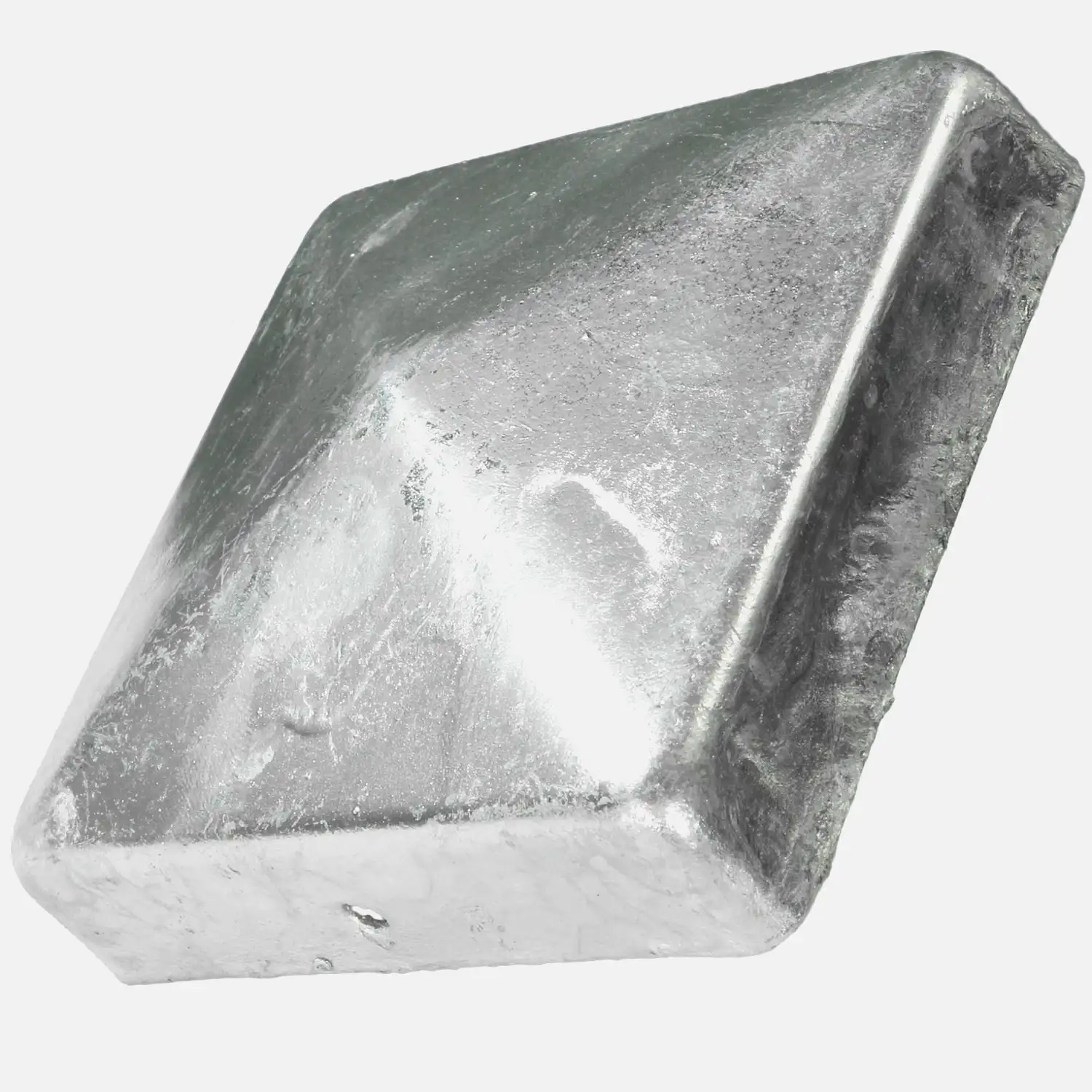1 Pfostenkappe flach Stahl feuerverzinkt 91x91 mm