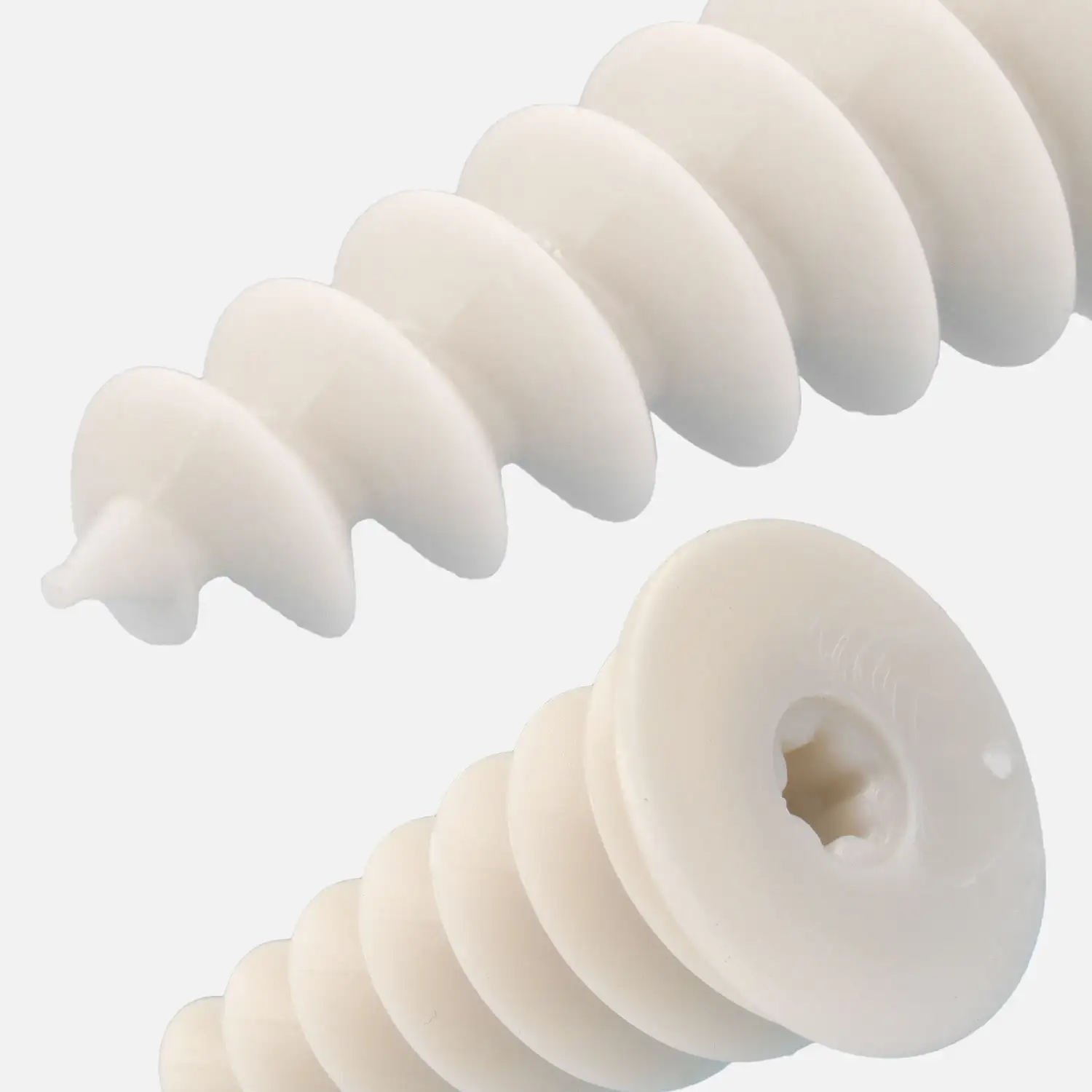 50 Hartschaumdübel für Schrauben 4,5 - 5 mm