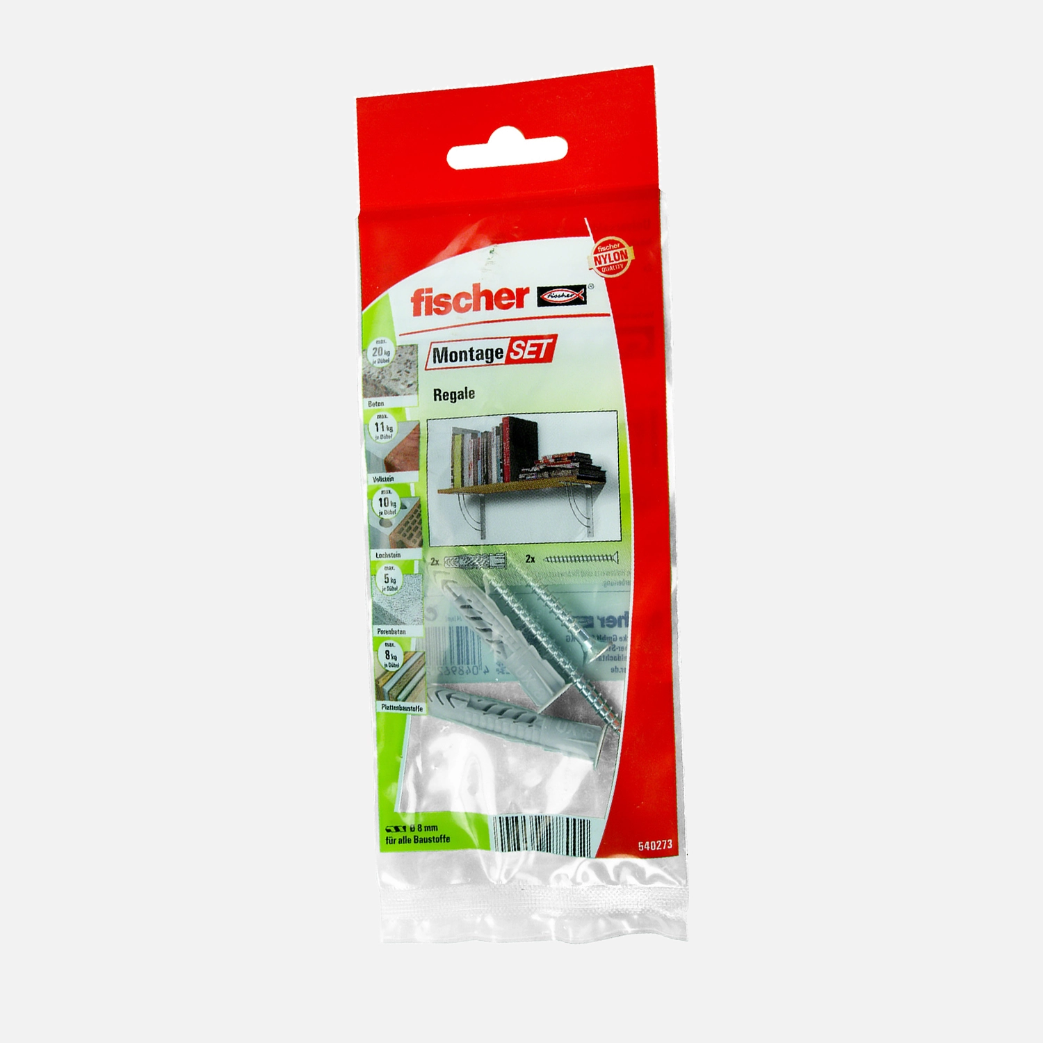 4 tlg. FISCHER Montage-Set Konsolen