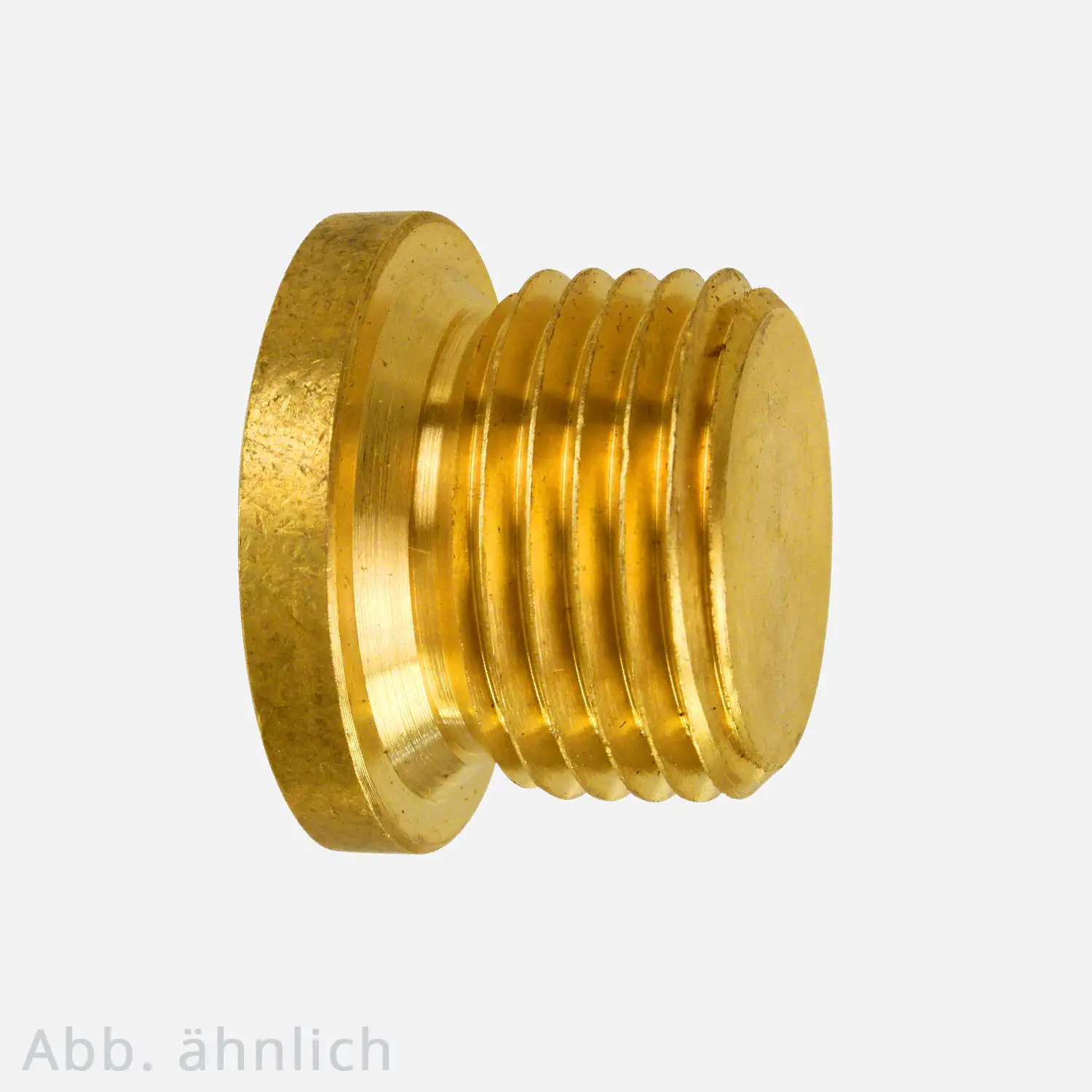 50 Verschlussschrauben 3/8 Zoll Rohrgewinde - DIN 908 - Messing