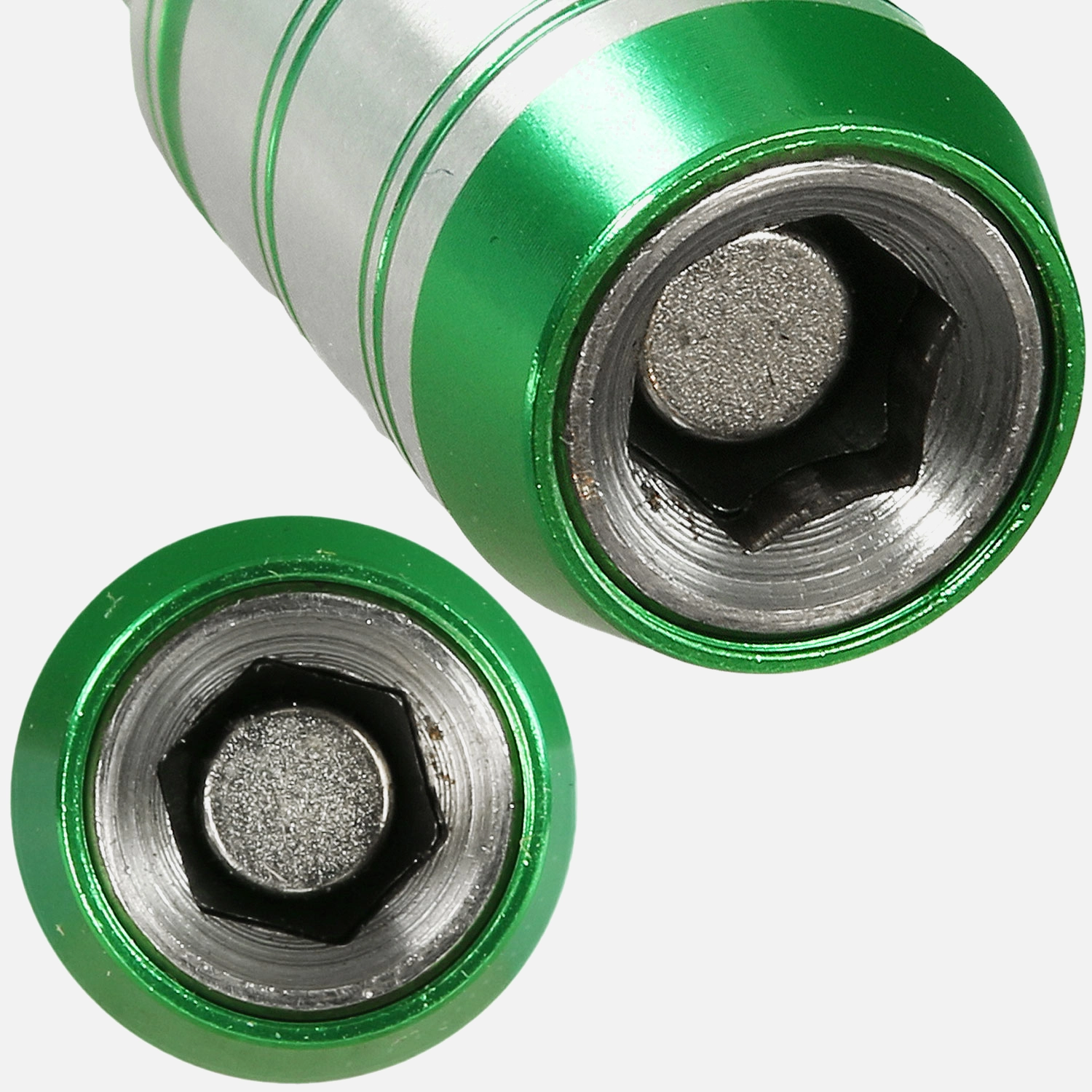 1 Schnellwechselbithalter, magnetisch, EasyLink + EasyLock, 60 mm lang, für 1/4" Bits