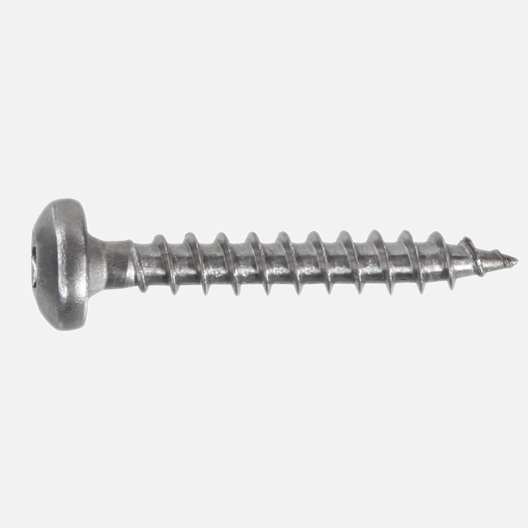 Spanplattenschraube | Pan-Head | Vollgewinde | TX | Edelstahl A2