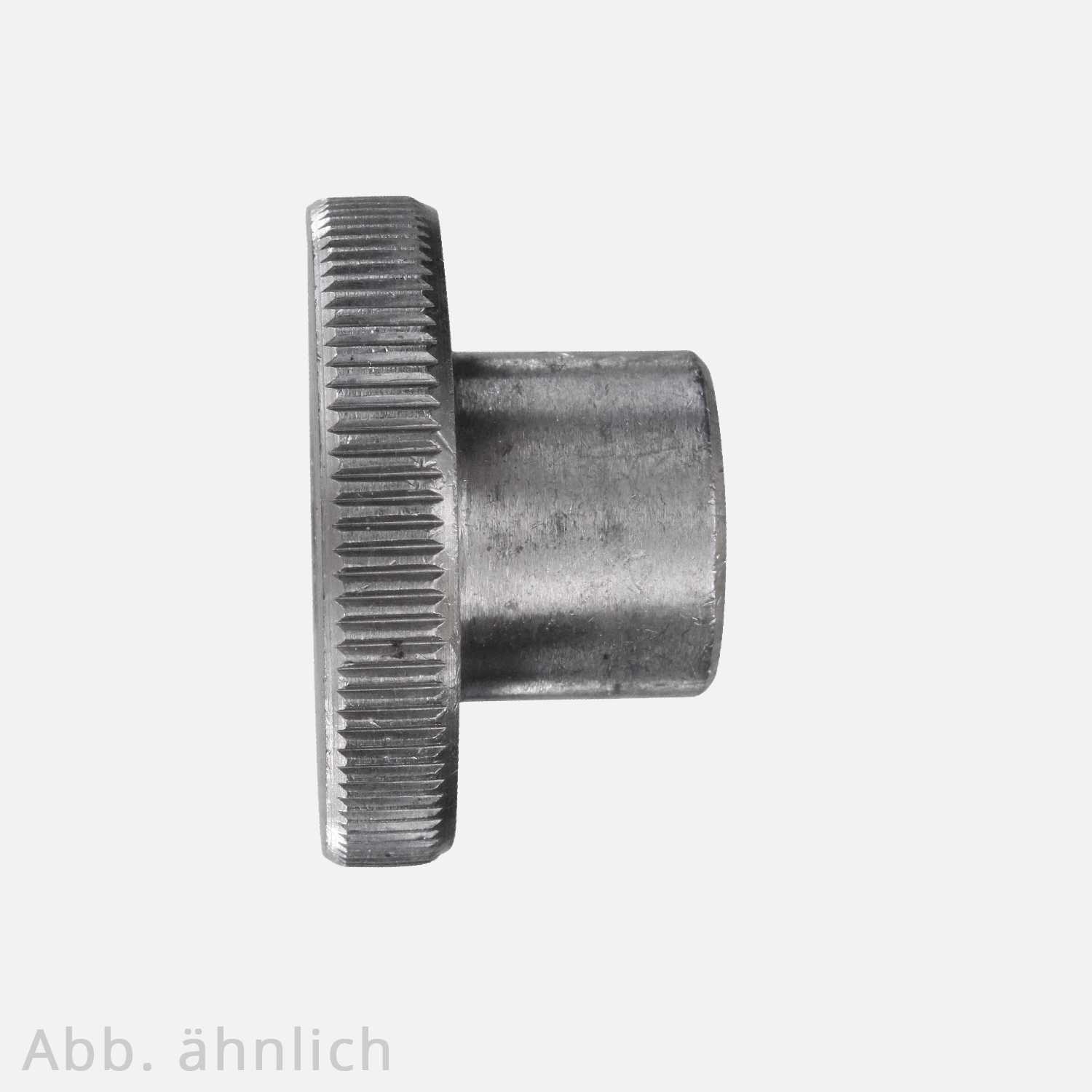 10 Rändelmuttern M8 - DIN 466 - hohe Form - Edelstahl A1/A2