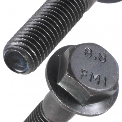 500 Sechskantschrauben mit Flansch - 6x16 mm - DIN 6921 - 8.8 - blank