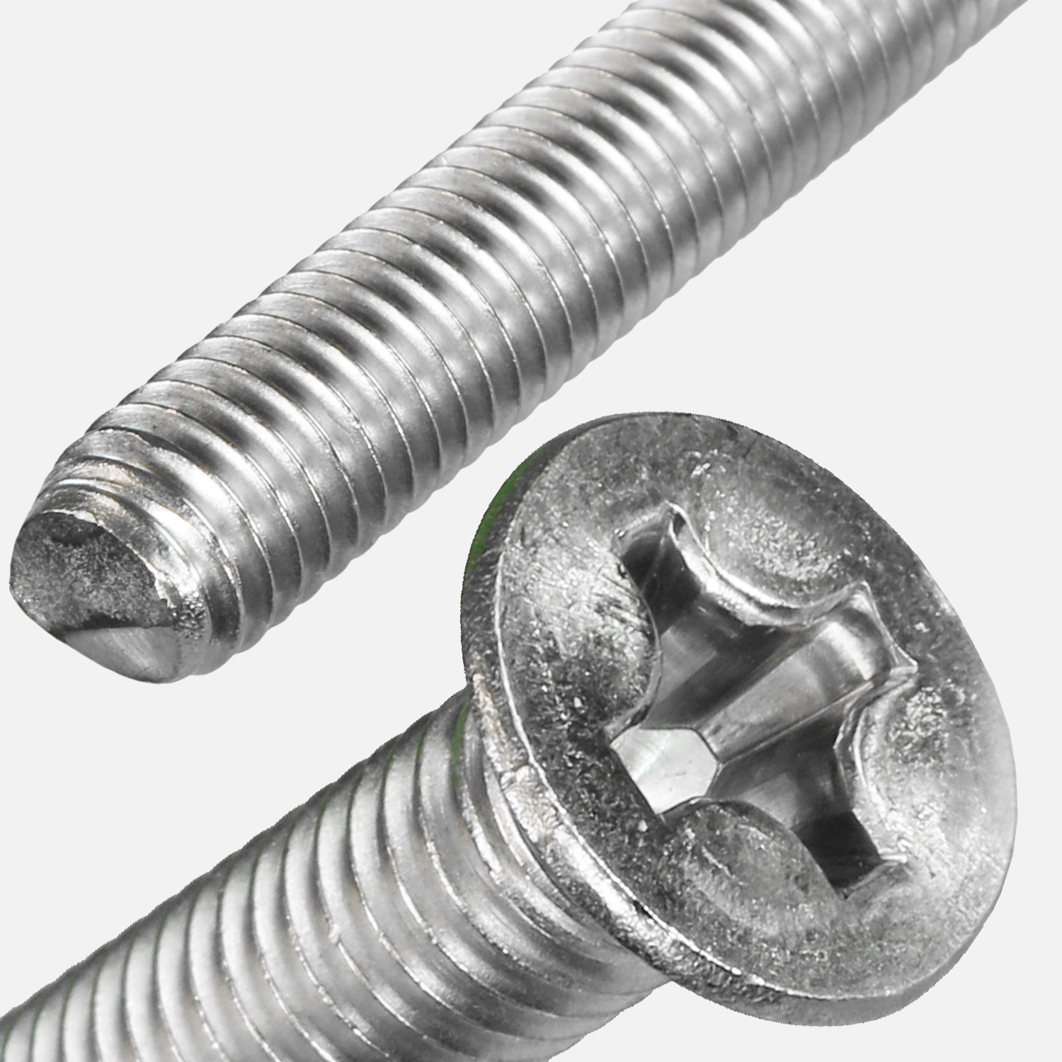 500 Senkschrauben DIN 965 Edelstahl A4 Phillips Senkkopf 3x4