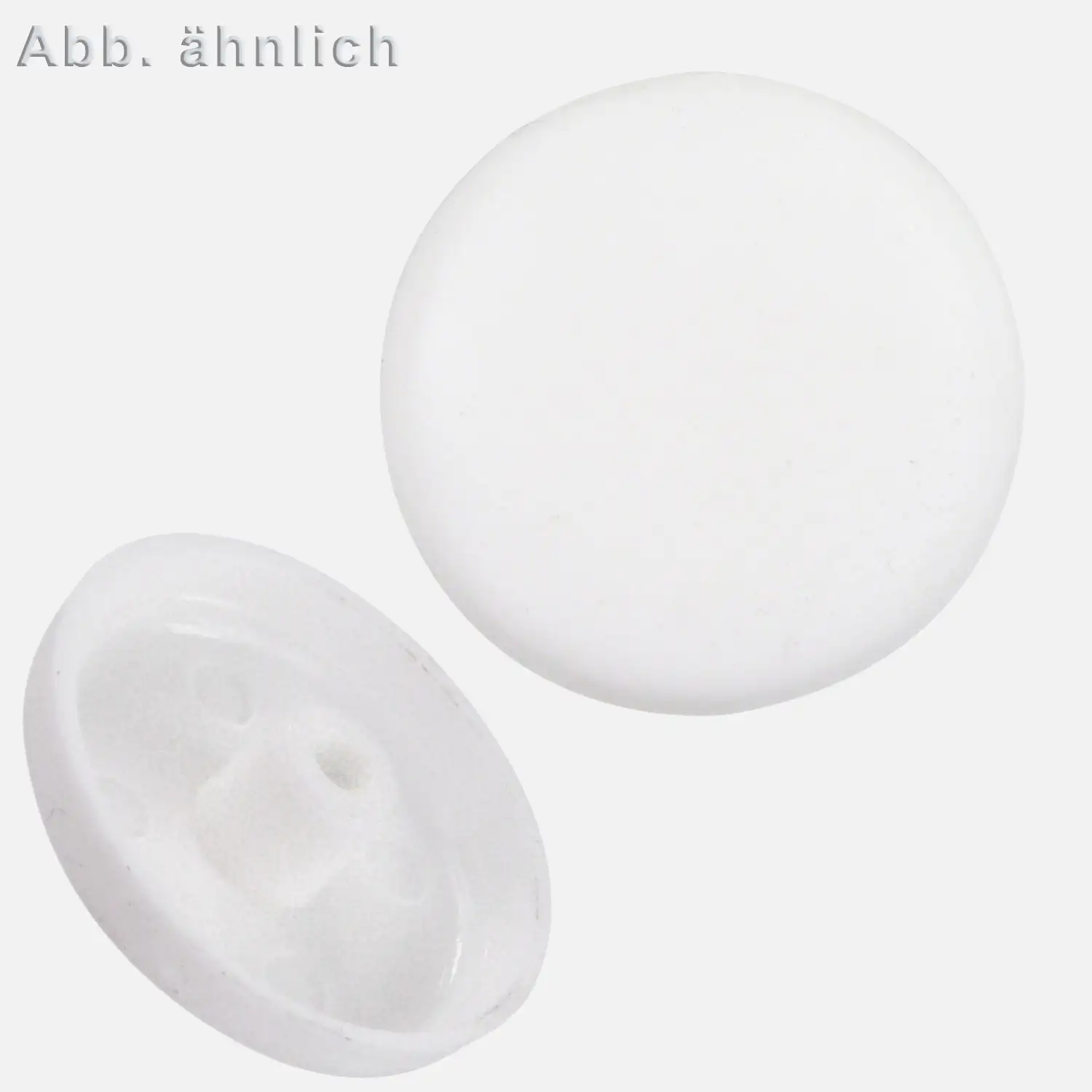 100 FISCHER Abdeckkappen ADM 10 - Kunststoff - weiß - für Metallrahmendübel F-M