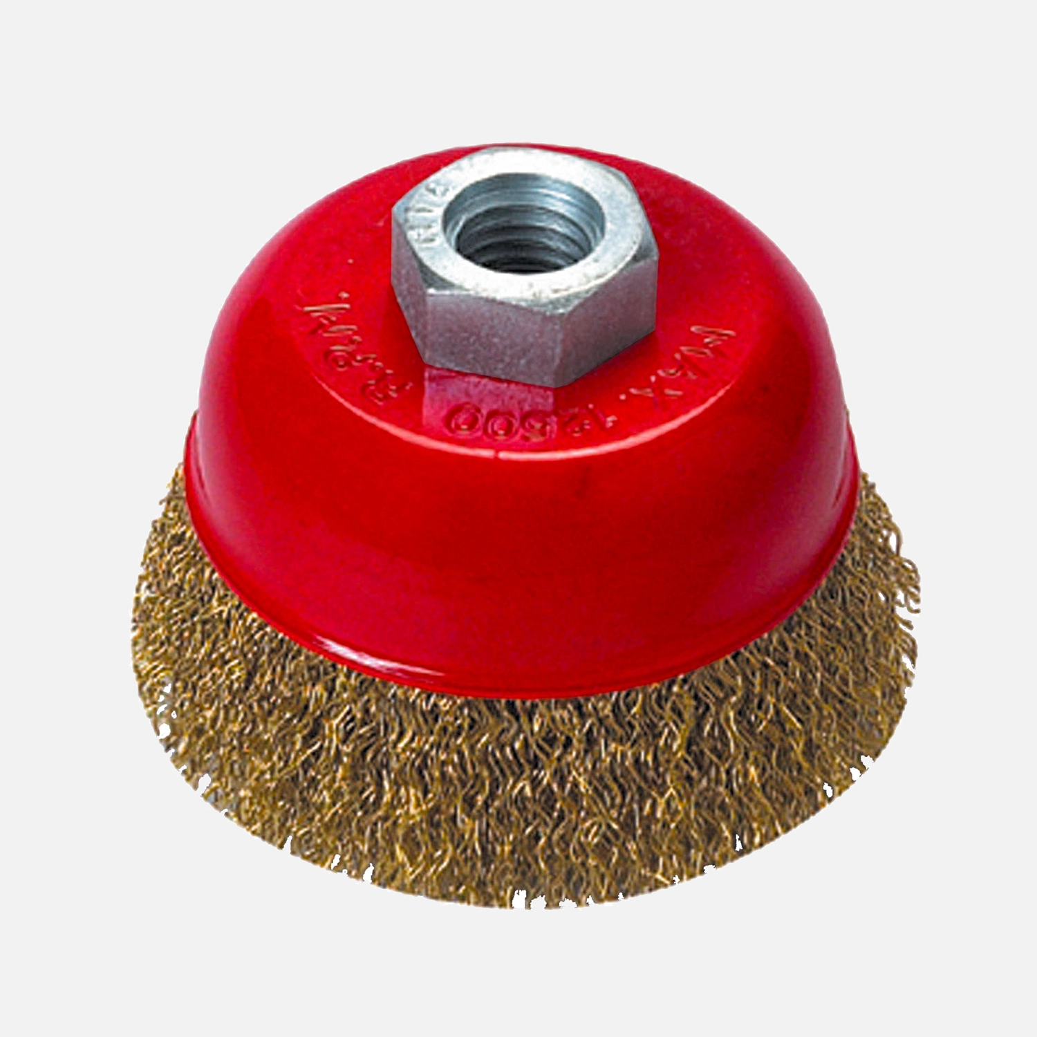 1 Topfbürste, gewellter Draht, M14 Aufnahme, 75 mm Durchm. Für Holz und Metall