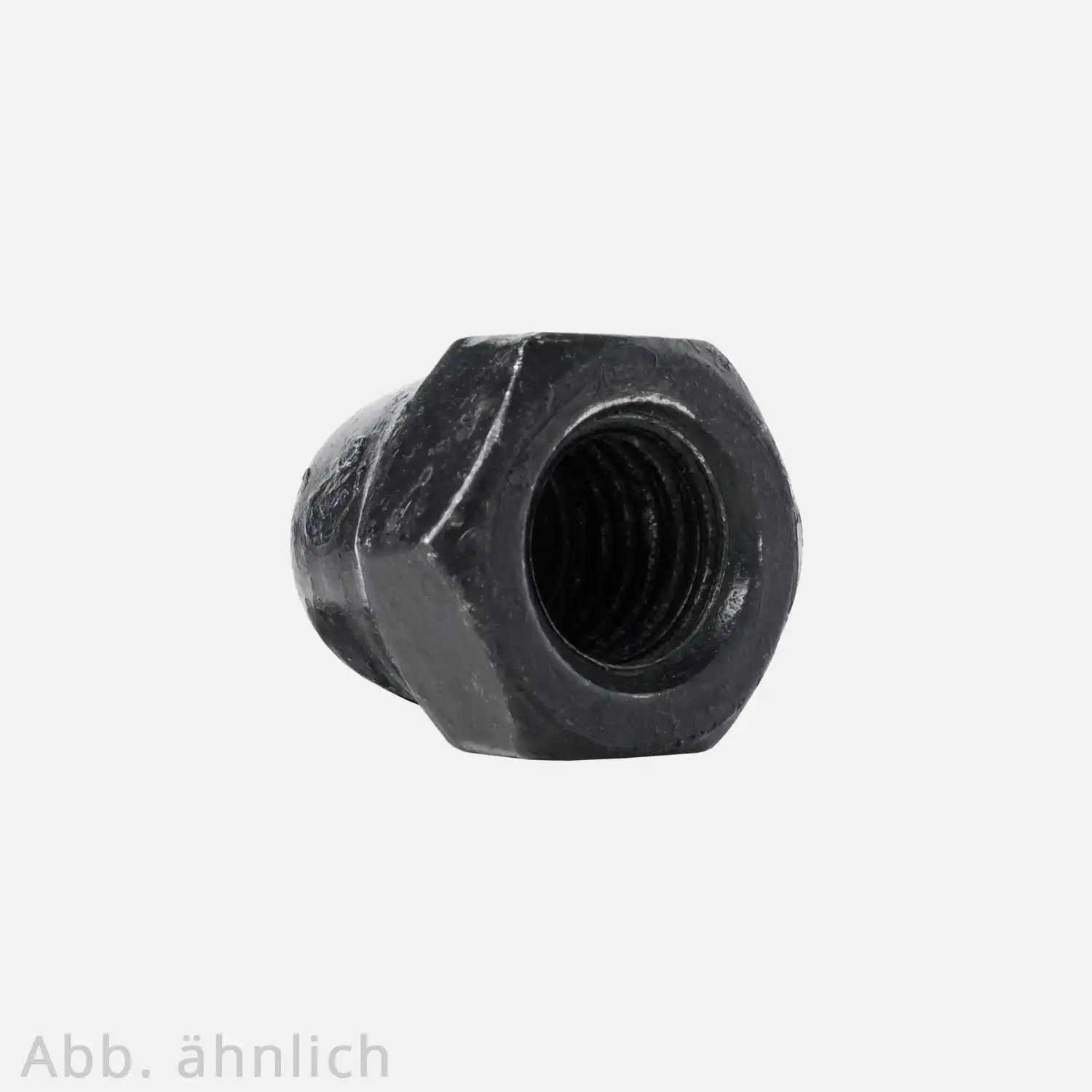 Hutmutter | DIN 1587 | hohe Form | - schwarz | geschwärzte HCP Beschichtung