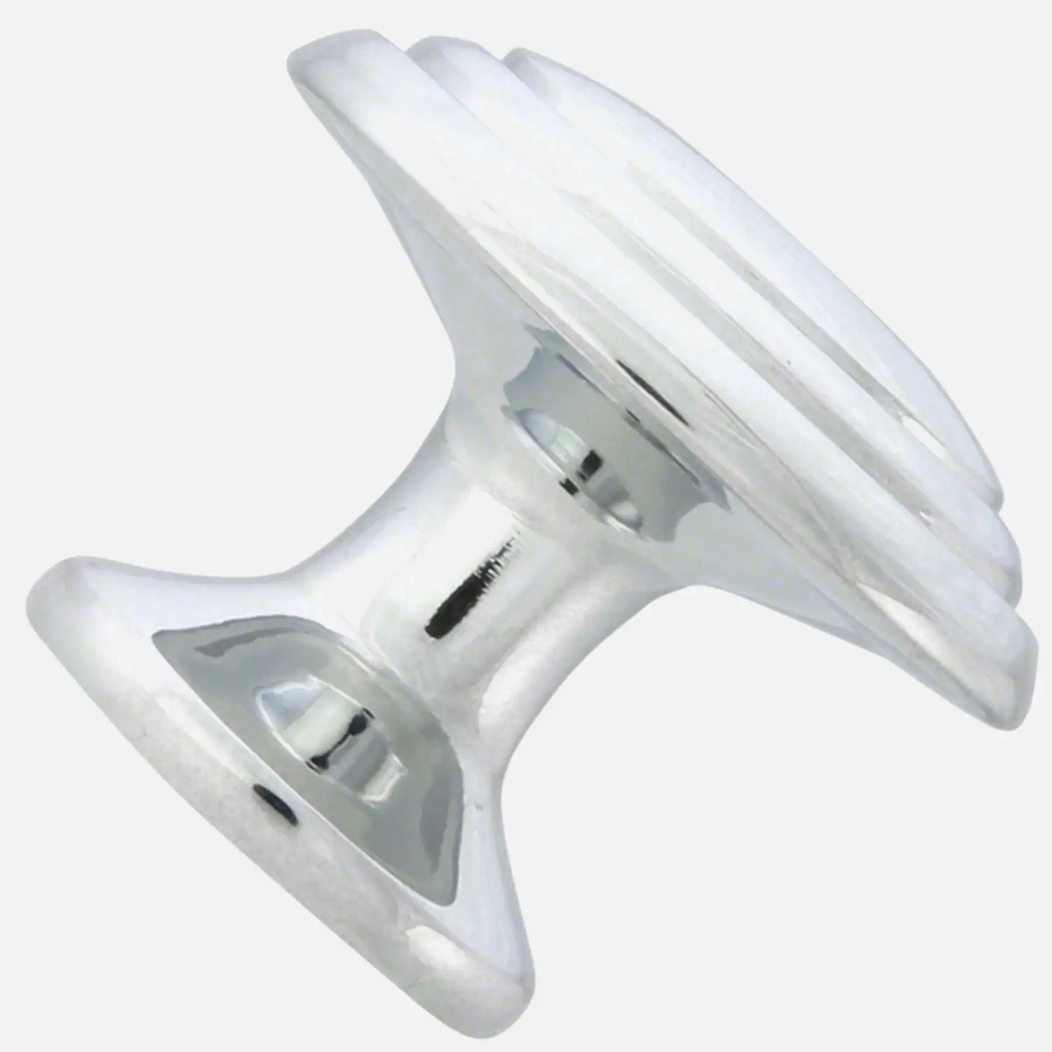 1 HSI Möbelknopf - Pilz Zamak verchromt 25mm