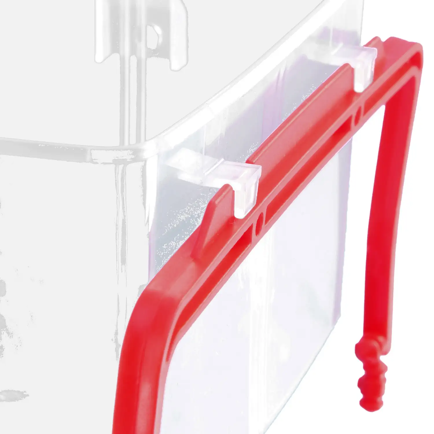 1 Kunststoffeimer 0,91 Liter, einschl. Deckel und Henkel