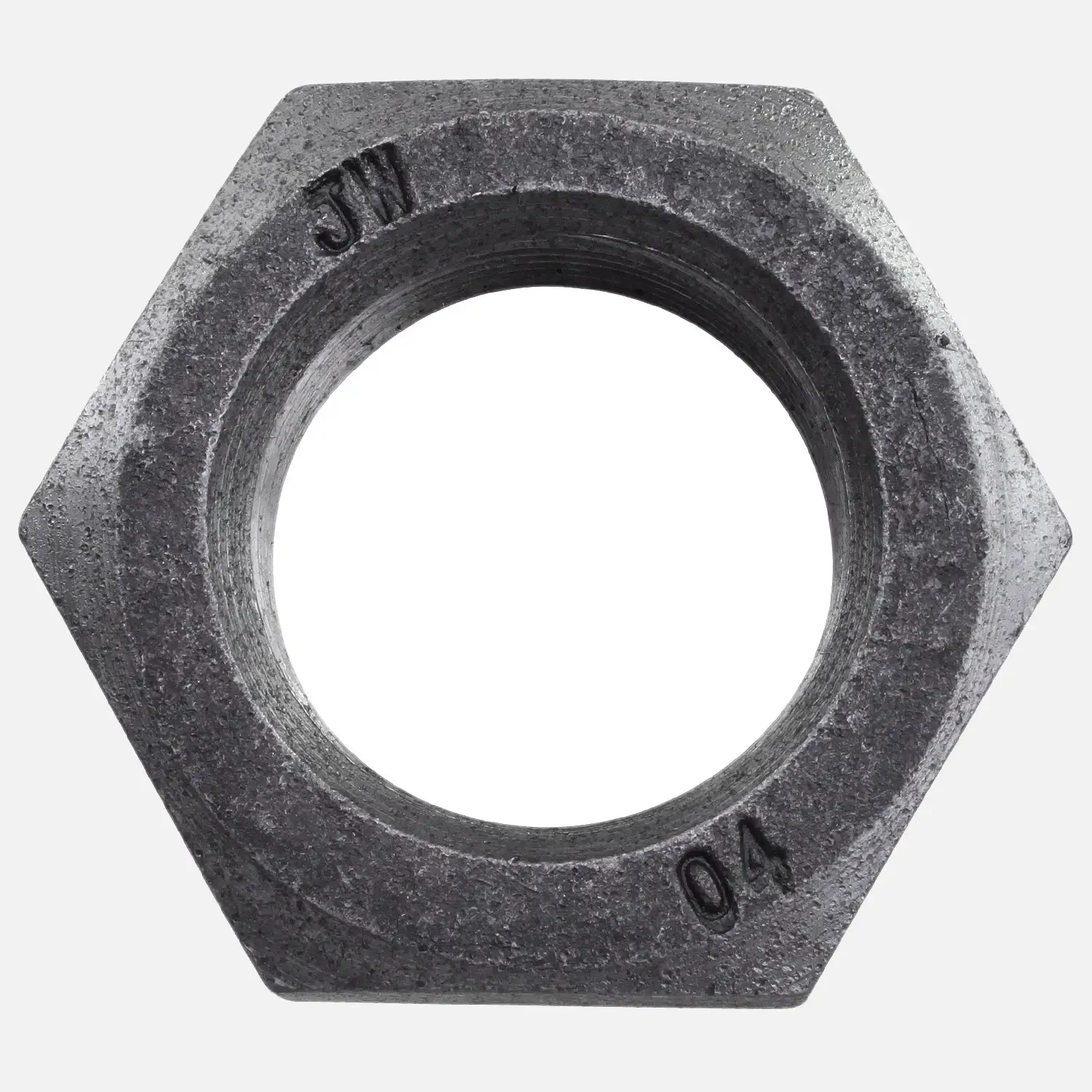 10 Sechskantmuttern M39 - Feingew. 1,5mm - niedrig, Form B - blank - DIN 439