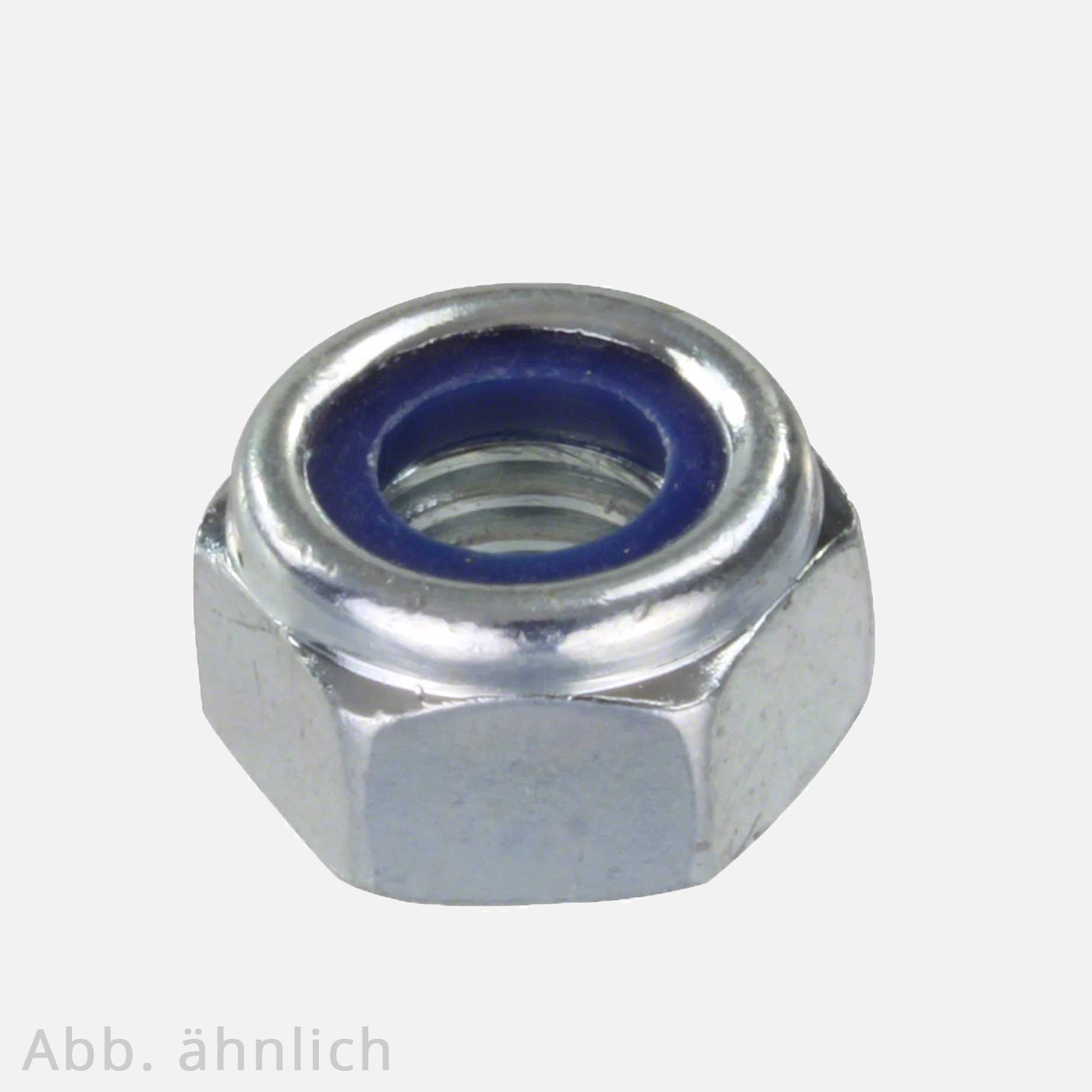 Sechskantmutter | DIN 985 | mit Klemmteil | DiSP | verzinkt 