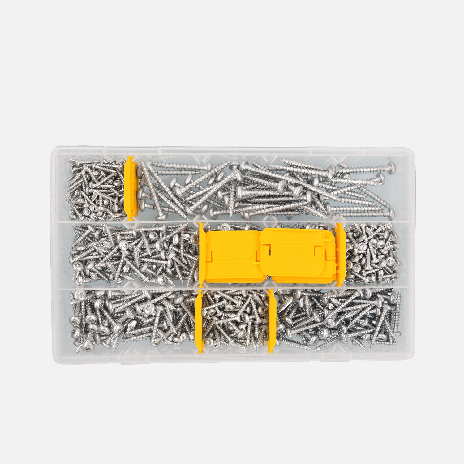 700 tlg Schrauben Sortiment Pan-Head Torx Vollgewinde verzinkt 3,5x20 bis 6x50