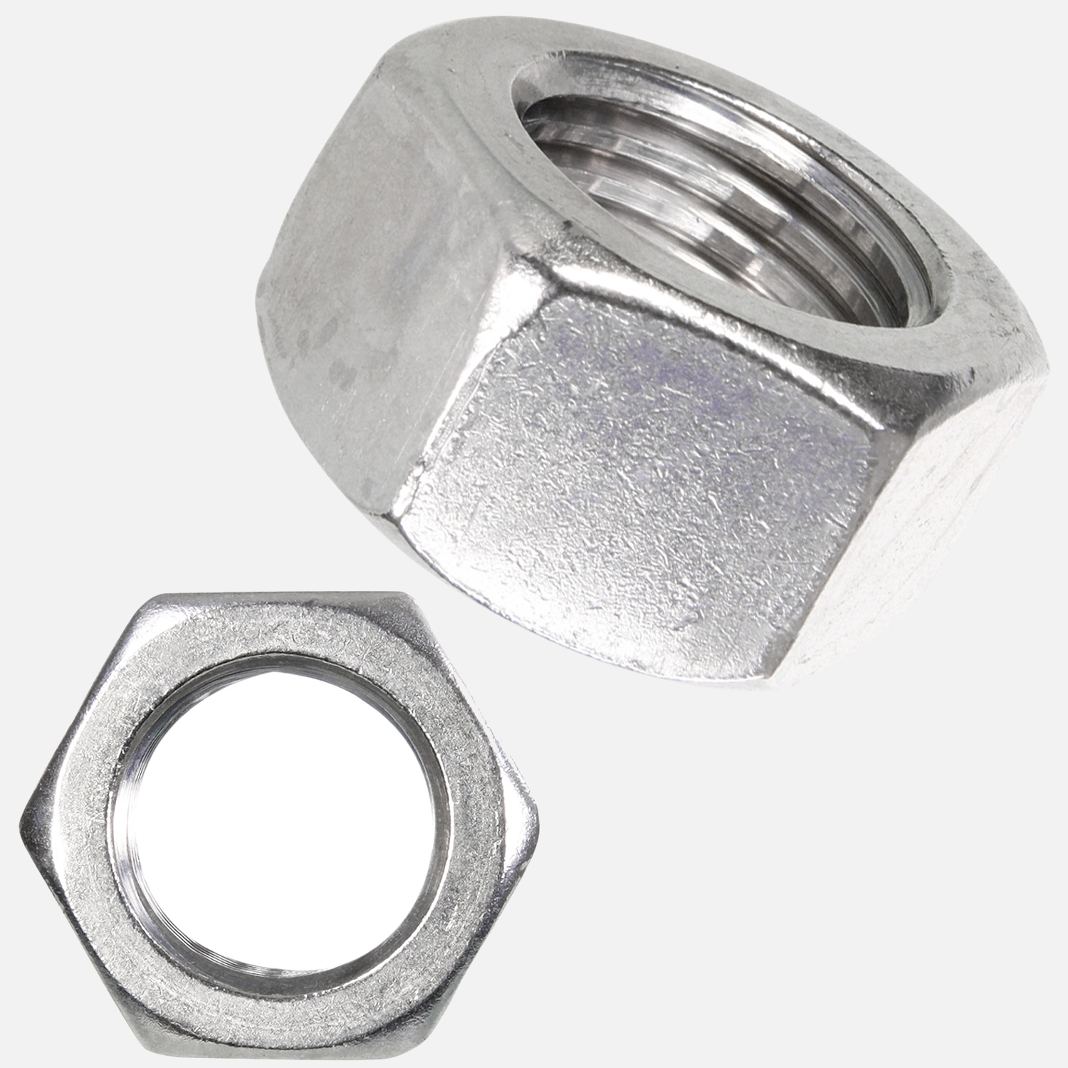 5 Sechskantmuttern - M39 - SW60 - Edelstahl A4-50 - DIN 934