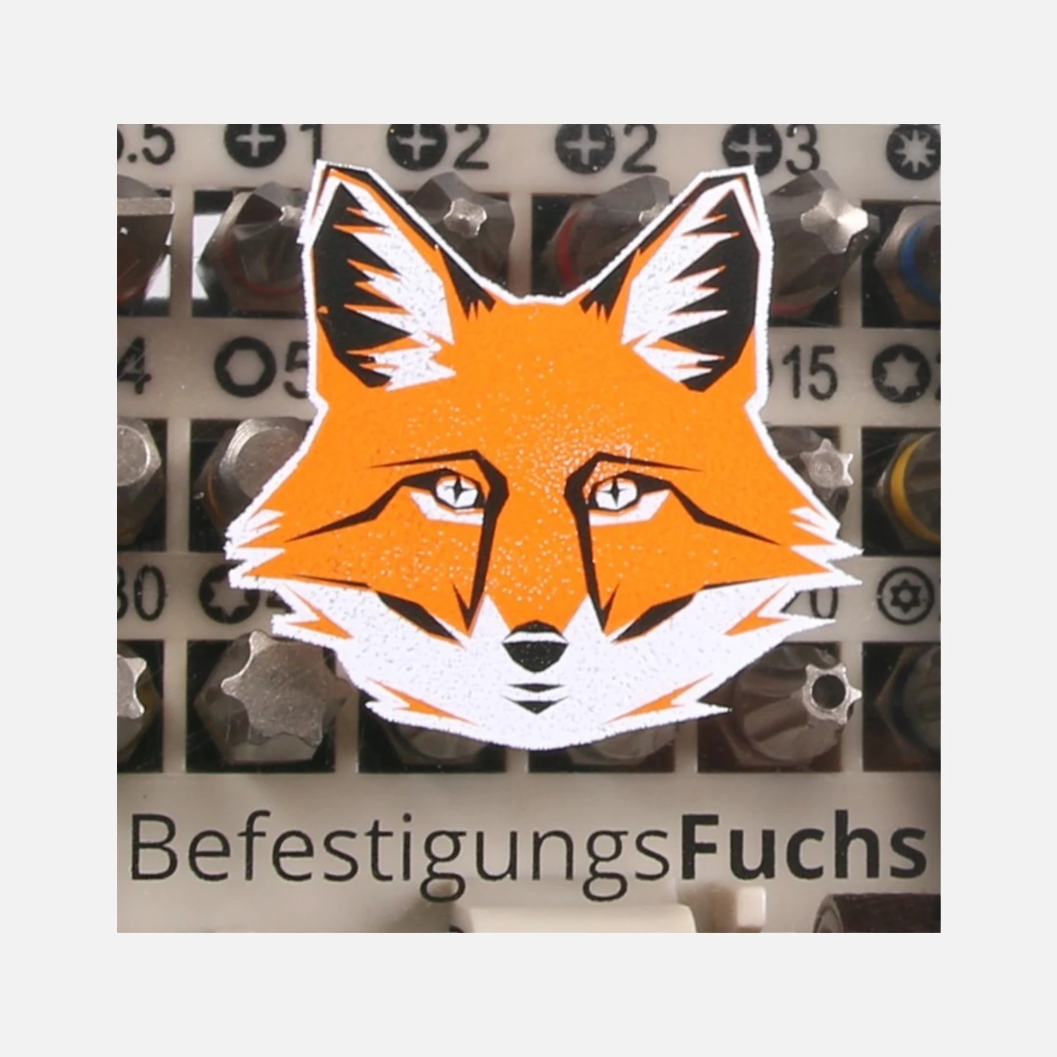 32-tlg. Bit Sortiment,Torsion, Farbringcodiert, PH-,PZ-,TX-,TT-,SL-,HEX- Bits mit BefestigungsFuchs Aufdruck