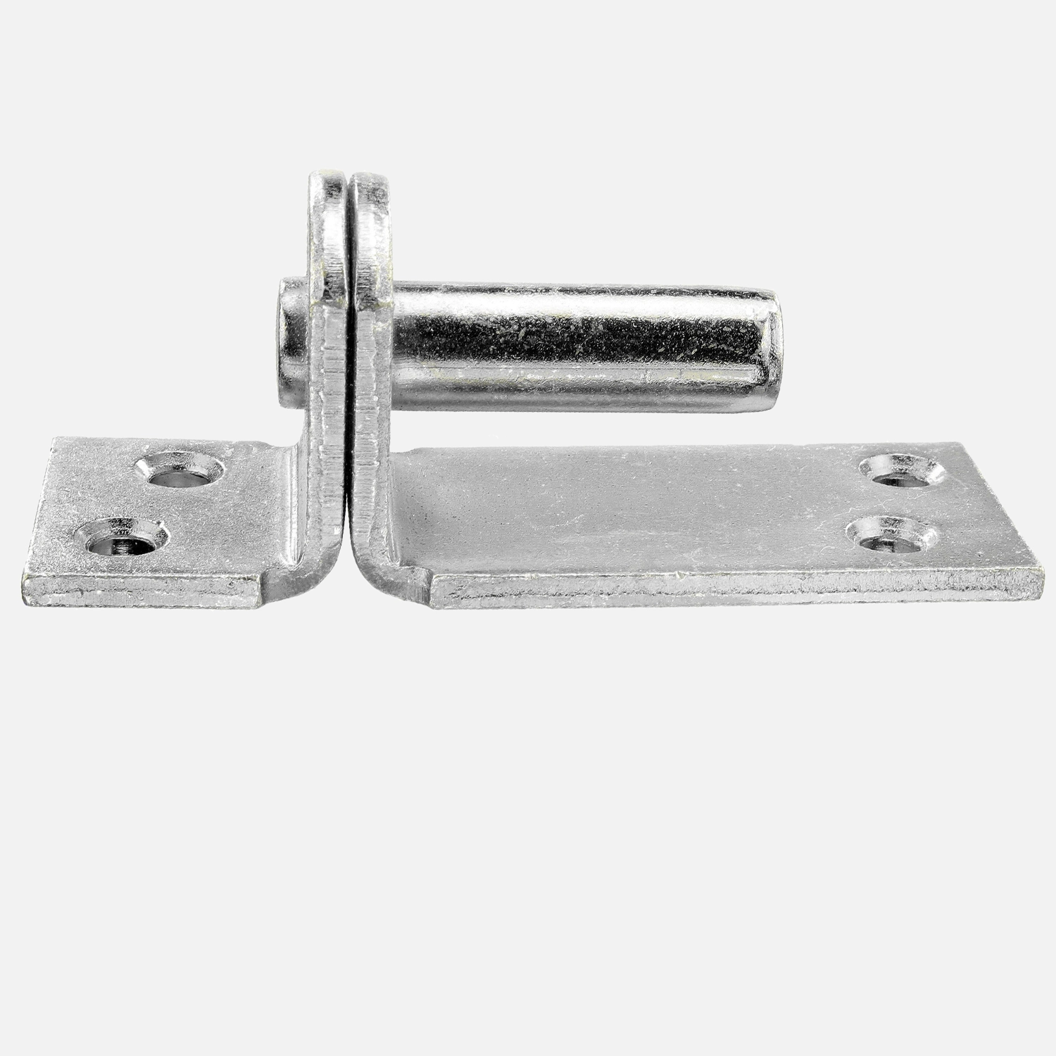 1 Kloben, auf Platte, dickschichtpassiviert, D1 eng - 105x35 mm, Dorn Ø 13 mm
