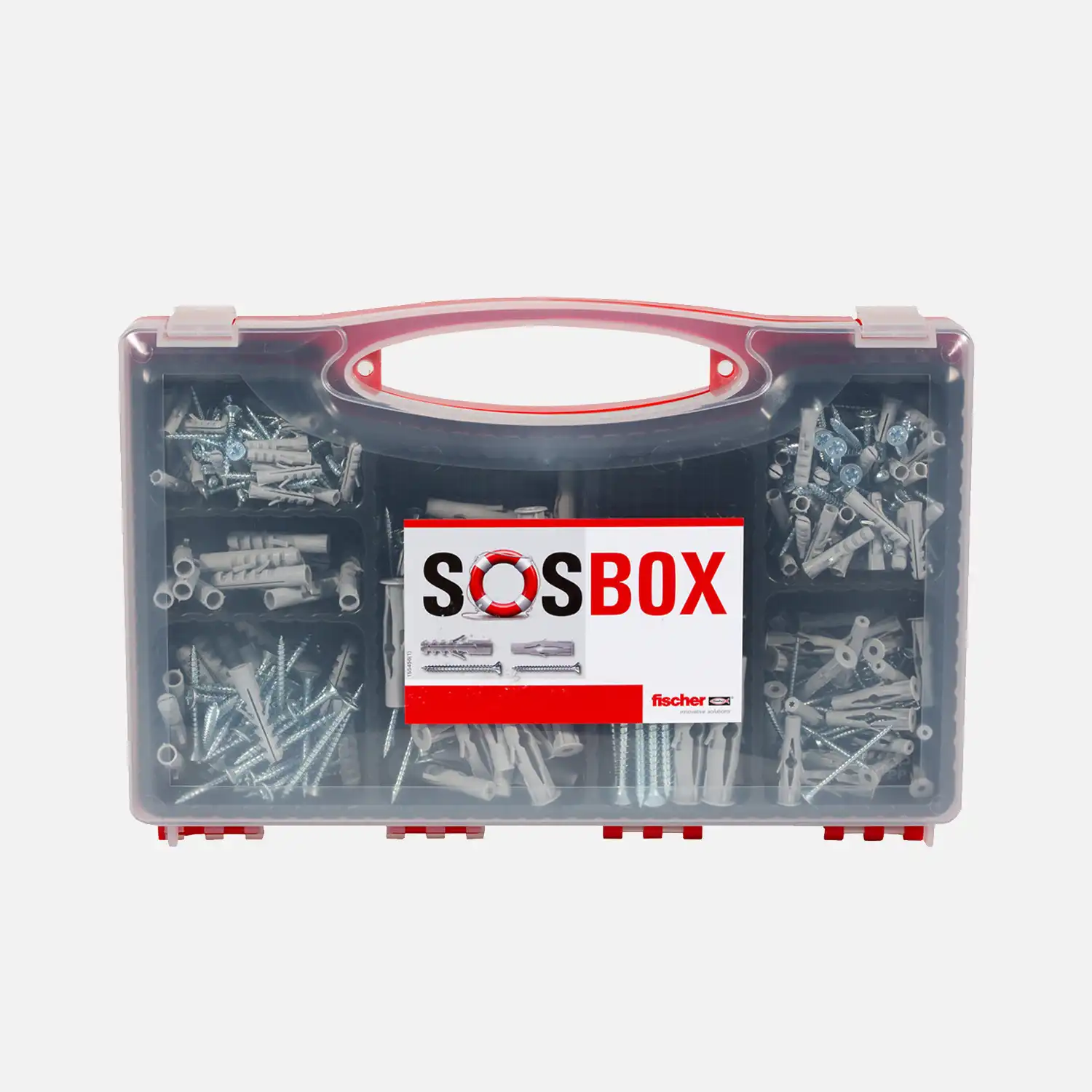 360 tlg. FISCHER Sortimentsbox mit S Spreizdübel und FU Universaldübel 5 - 10mm, inkl. Schrauben