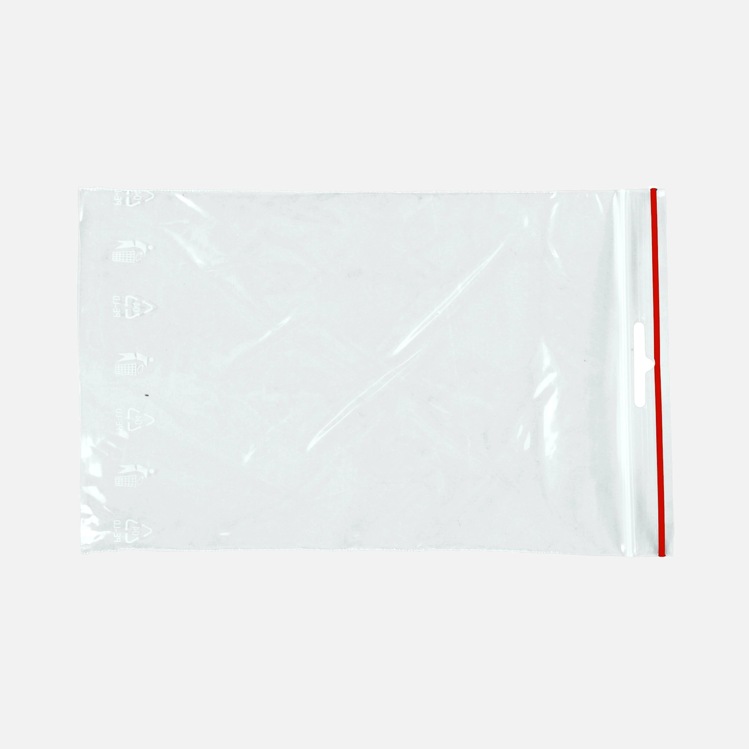 1000 LDPE - Druckverschlussbeutel 40 my, transparent, 60x80 mm