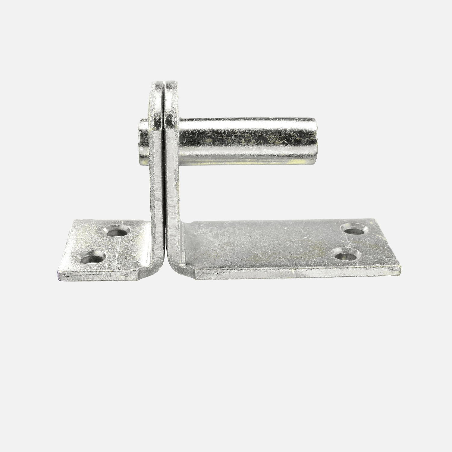 1 Kloben, auf Platte, dickschichtpassiviert, D2 weit - 113x40 mm, Dorn Ø 16 mm