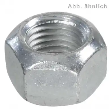 100 Sechskantmuttern mit Klemmteil - Ganzmetallmuttern - M8 - DIN 6925