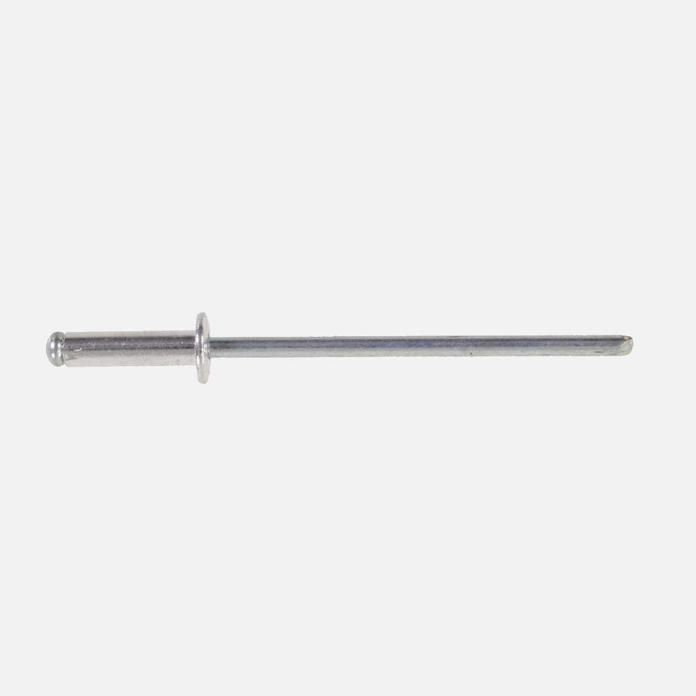 500 Blindnieten Aluminium / Stahl - 3x10 mm - Flachkopf - DIN 7337