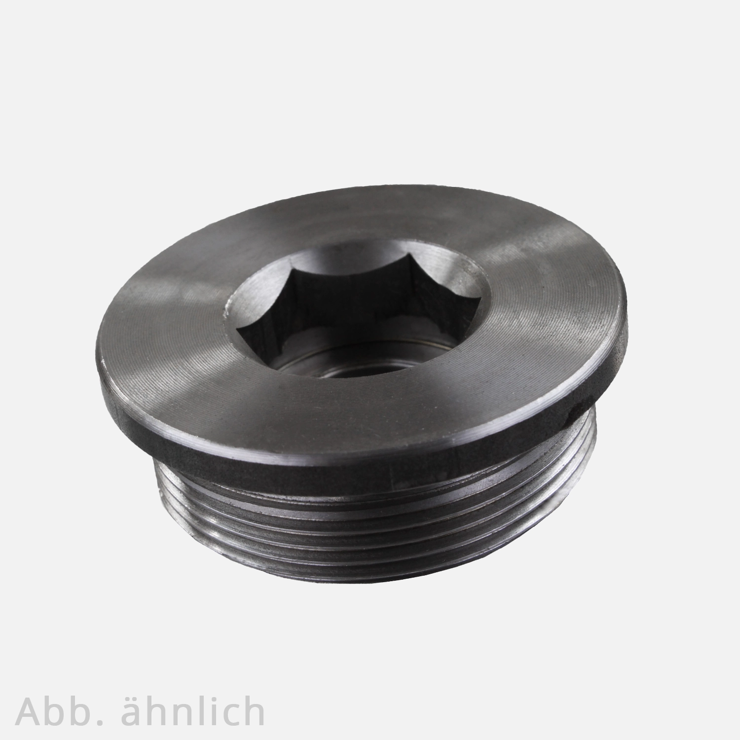 5 Verschlussschrauben DIN 908 zylindrisches Feingewinde M52x2 mm . blank