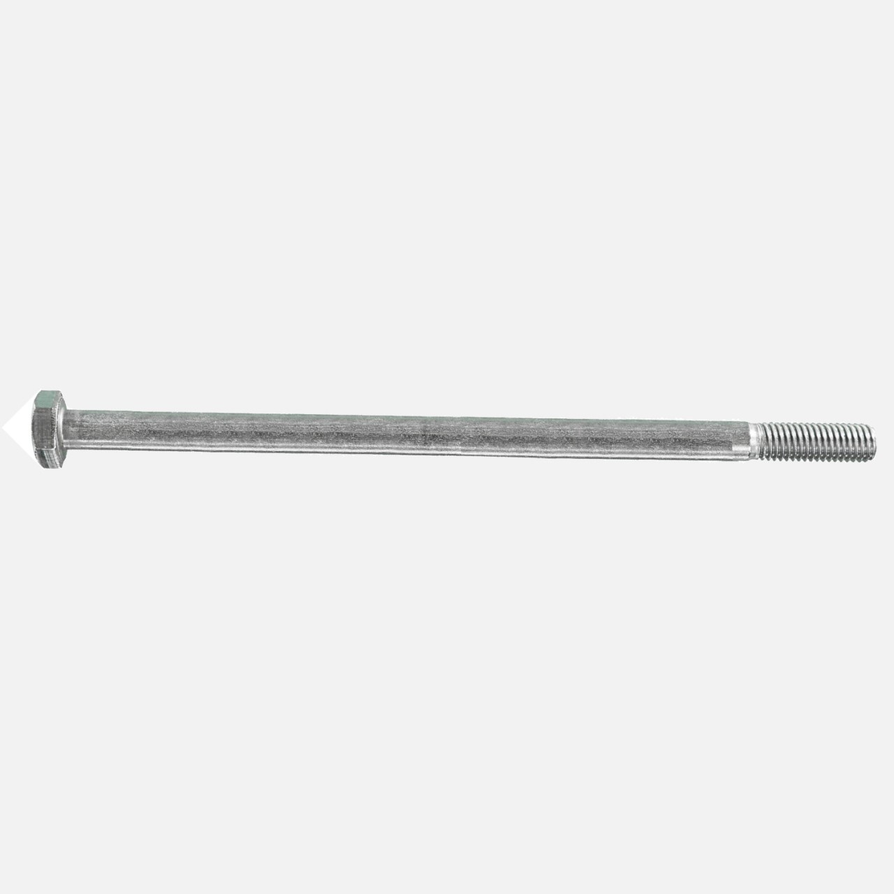 1 Sechskantschraube DIN 931 - M6x120mm - Edelstahl A2