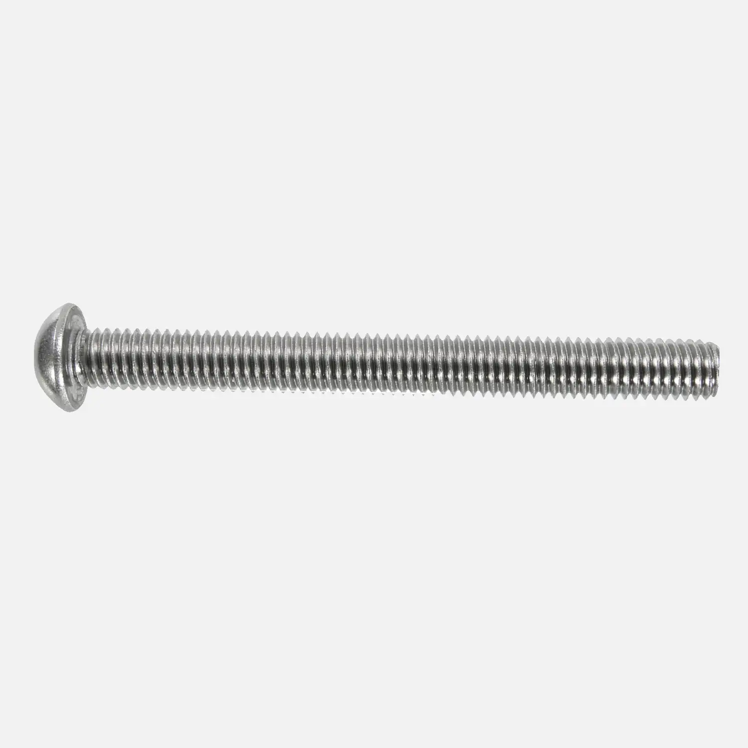 100 Linsenschrauben mit Innensechskant M8x80mm - ISO 7380-1 - Edelstahl A4