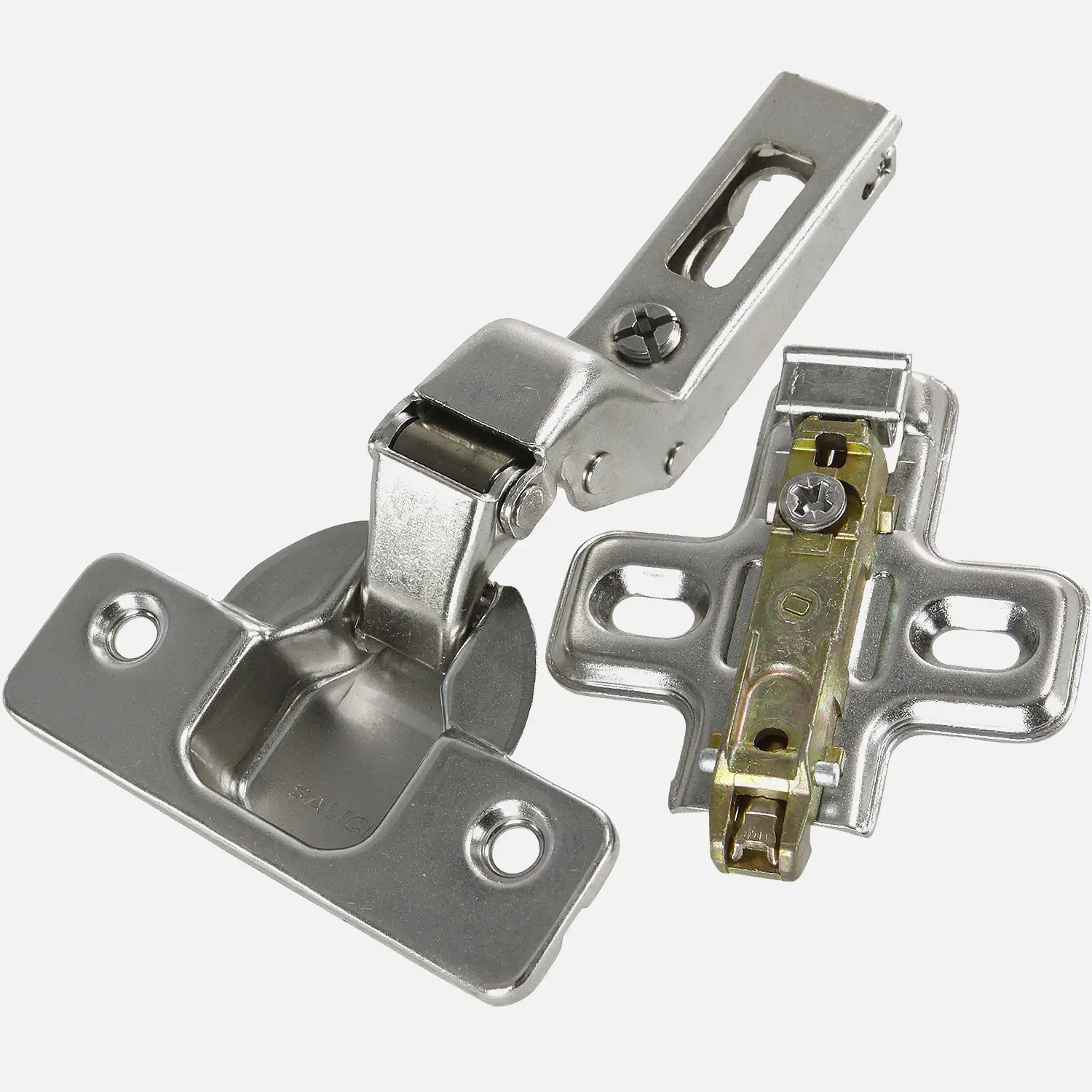 1 HSI Topfband - mit Clip - für Innentür - vernickelt - 35mm