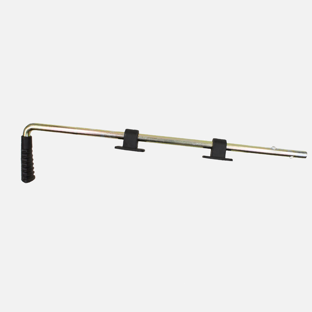 1 Alberts Bodenschieber 600x20 mm Ø = 16 mm - gelb verzinkt