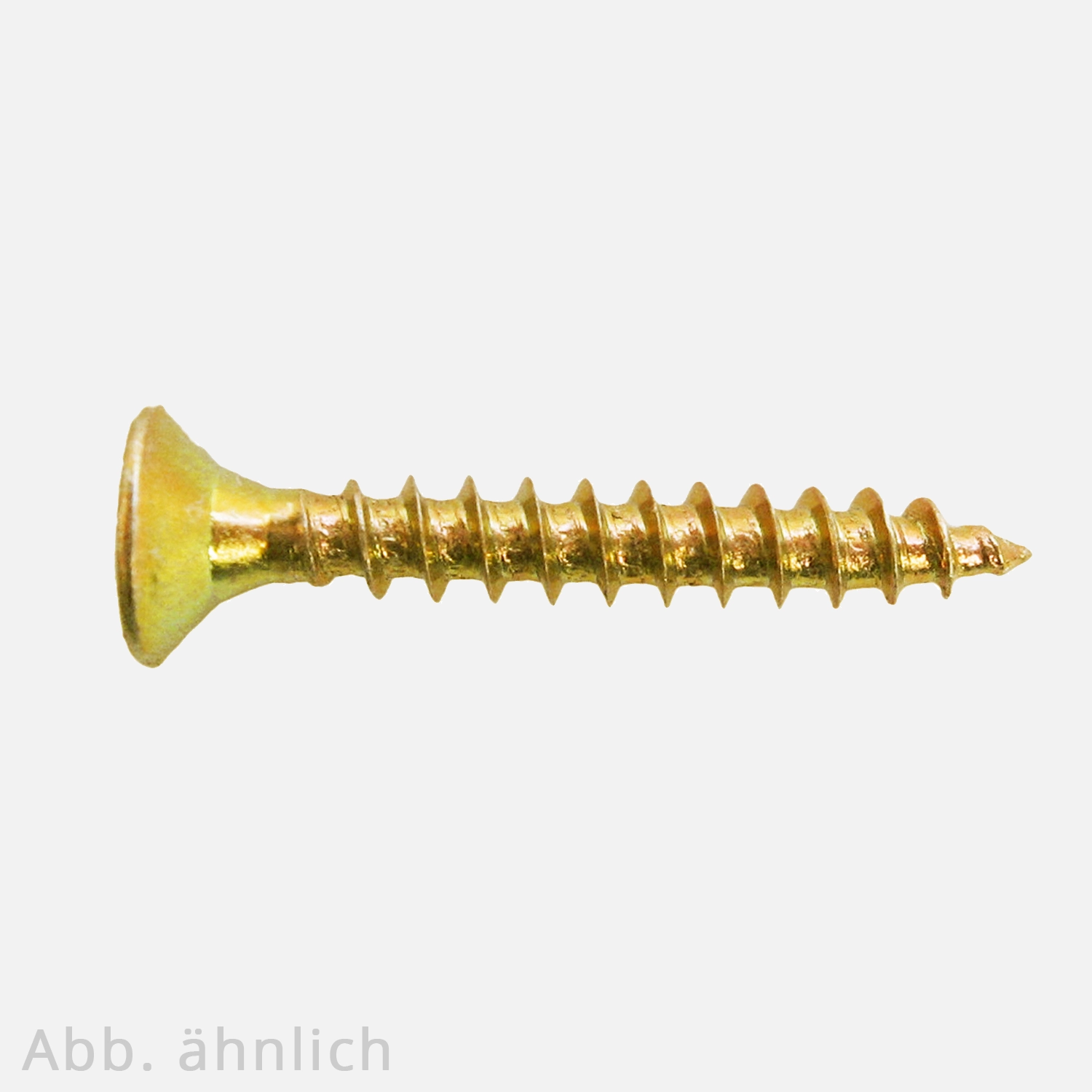 Spanplattenschraube | Senkkopf | Vollgewinde | TX | gelb verzinkt