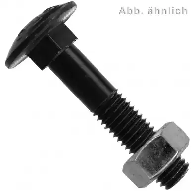 Schlossschraube | DIN 603 | Flachrundkopf | blank