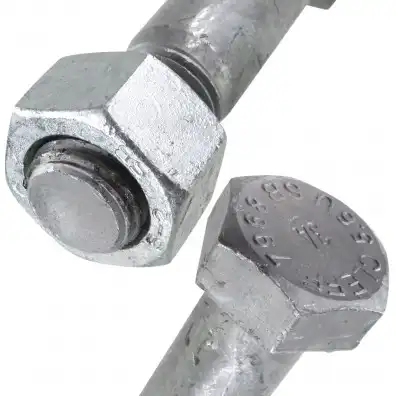 25 Sechskant-Passschrauben M20x100mm - DIN 7968 - 5.6 feuerverzinkt