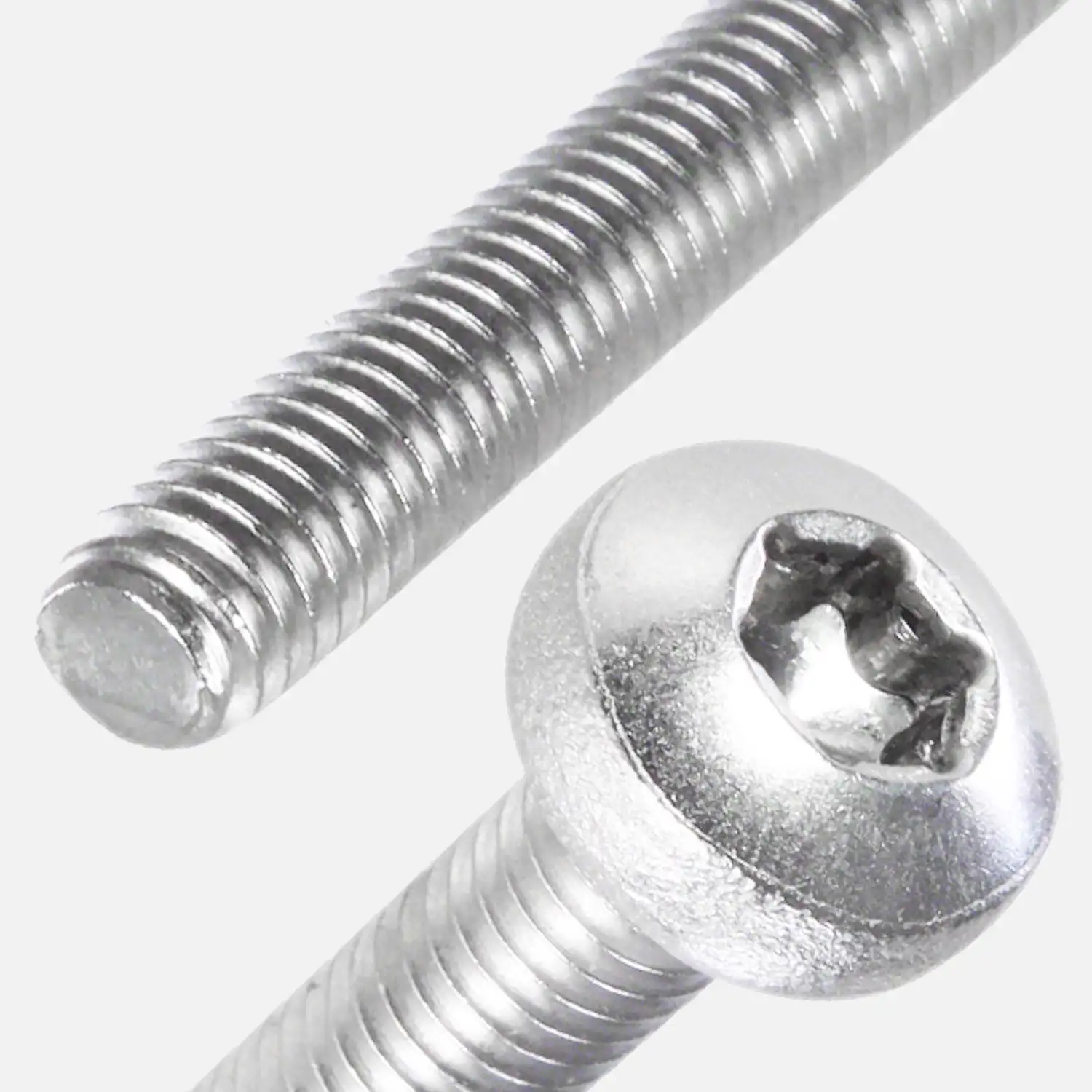 500 Linsenschrauben M4x30 mm - DIN 7985 - TX20 - Edelstahl A2