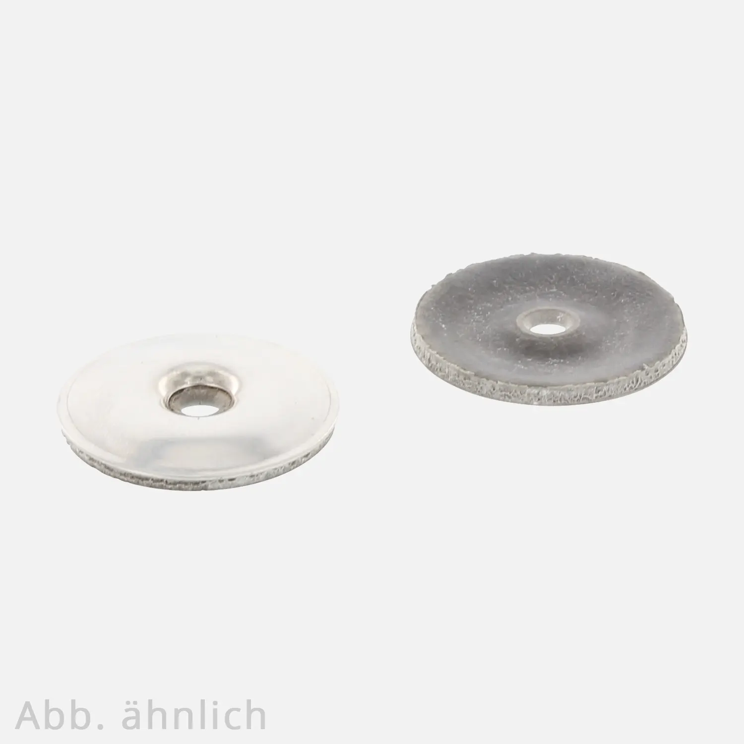 1000 Gewölbte Dichtscheiben mit grauer EPDM Dichtung für Linsensenkopfschrauben 2 mm dick , 10,5x25 mm  , Edelstahl A2