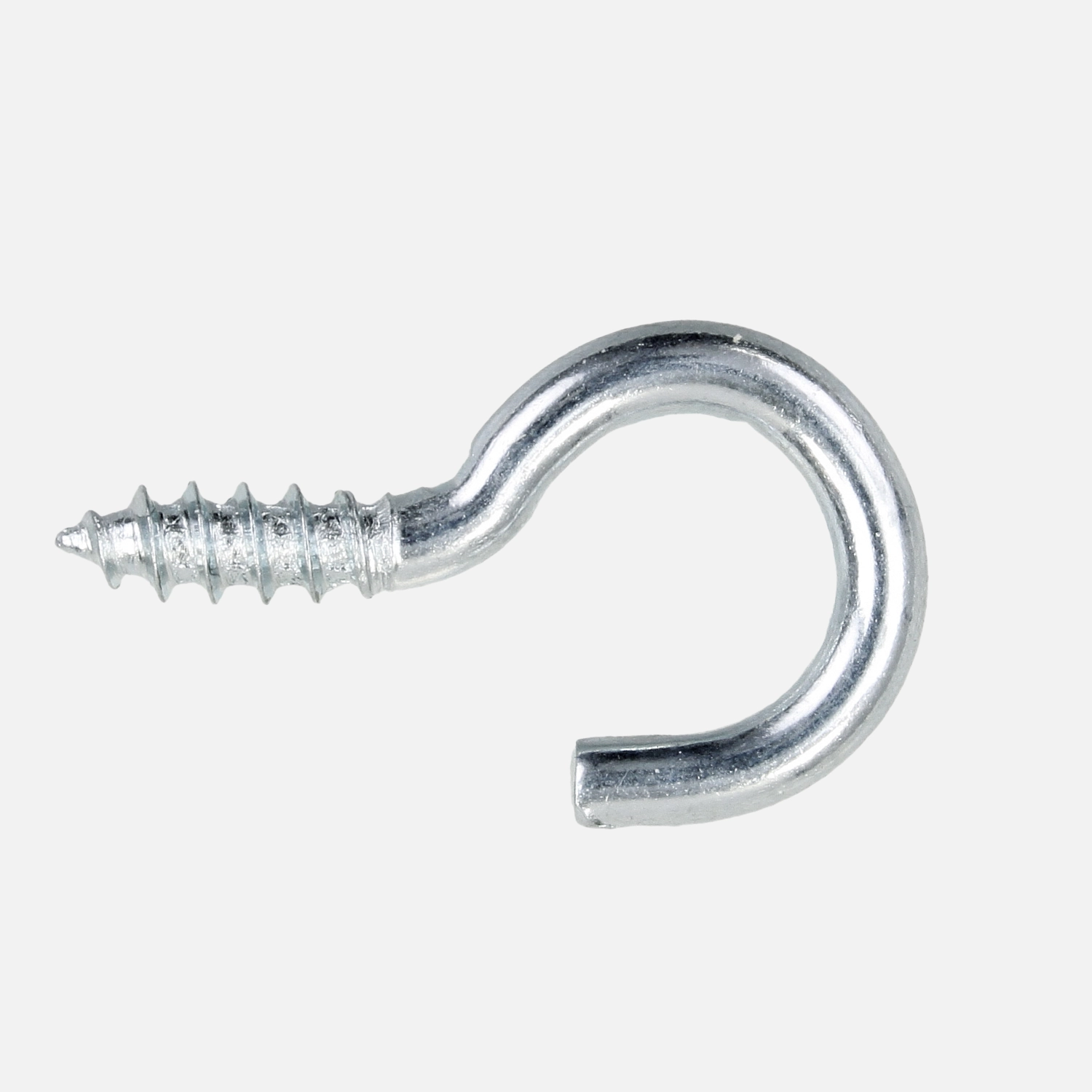 100 Gebogene Schraubhaken Typ 11 galvanisch verzinkt 20mm