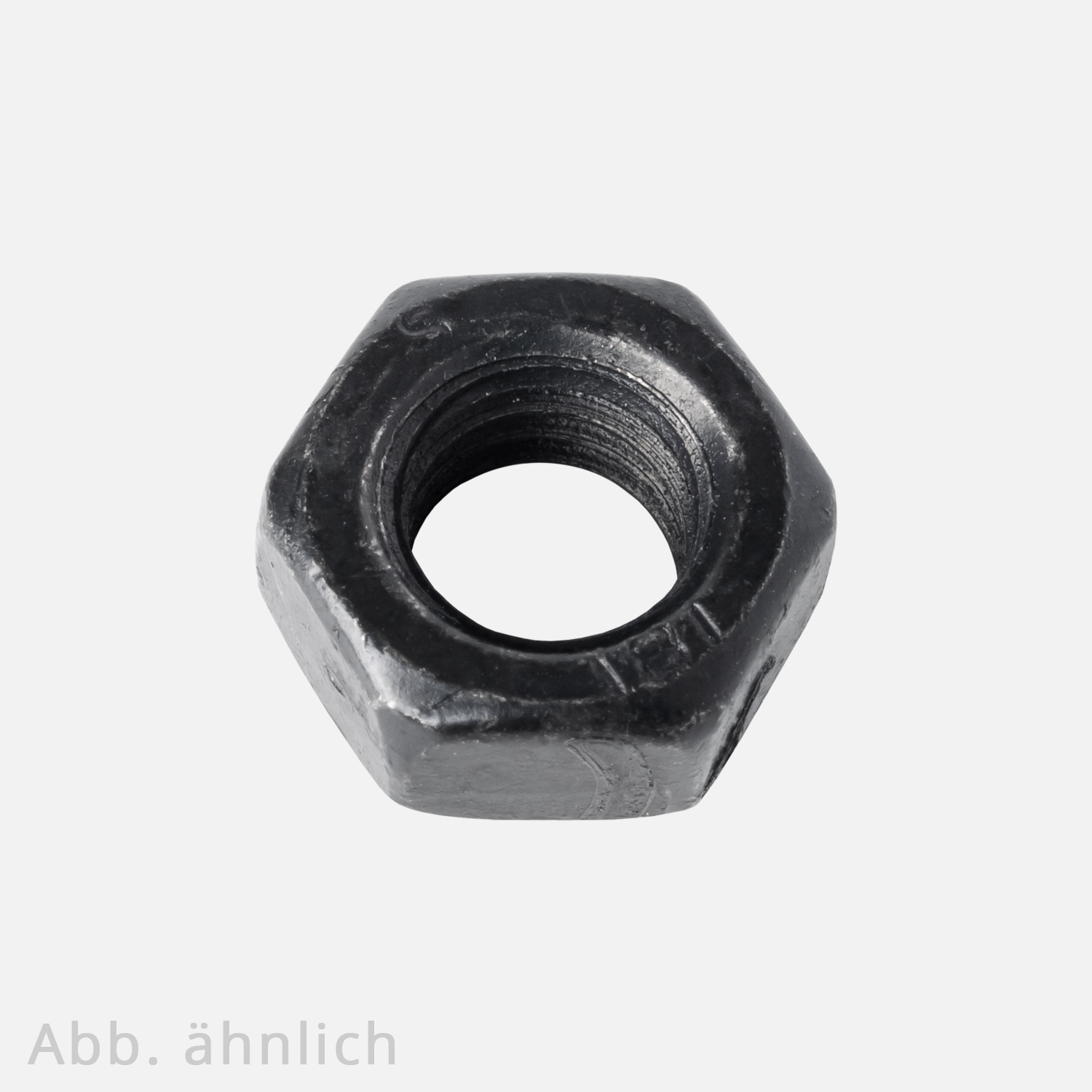 Sechskantmutter | DIN 934 | geschwärzte HCP Beschichtung | schwarz