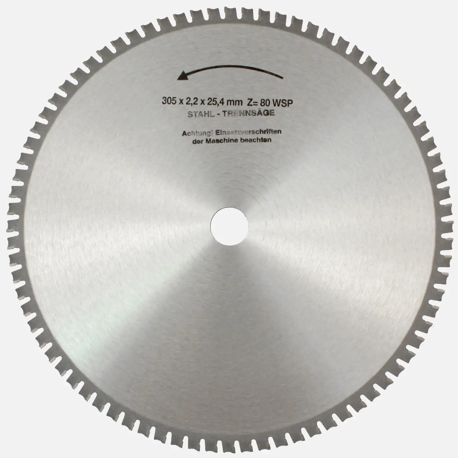 1 MPS HM bestücktes Handkreissägeblatt FerroFix, 80 Zähne, 305x2,2x25,4mm