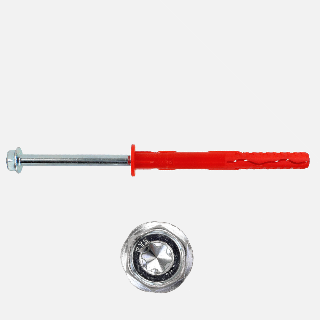 Rahmendübel / Fassadendübel | zugelassen KT 10 SL | Senkkopf | verzinkt