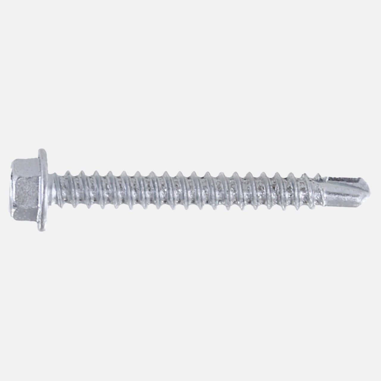 100 Bohrschrauben Form K DIN 7504 mit Sechskant verzinkt 3,9x32
