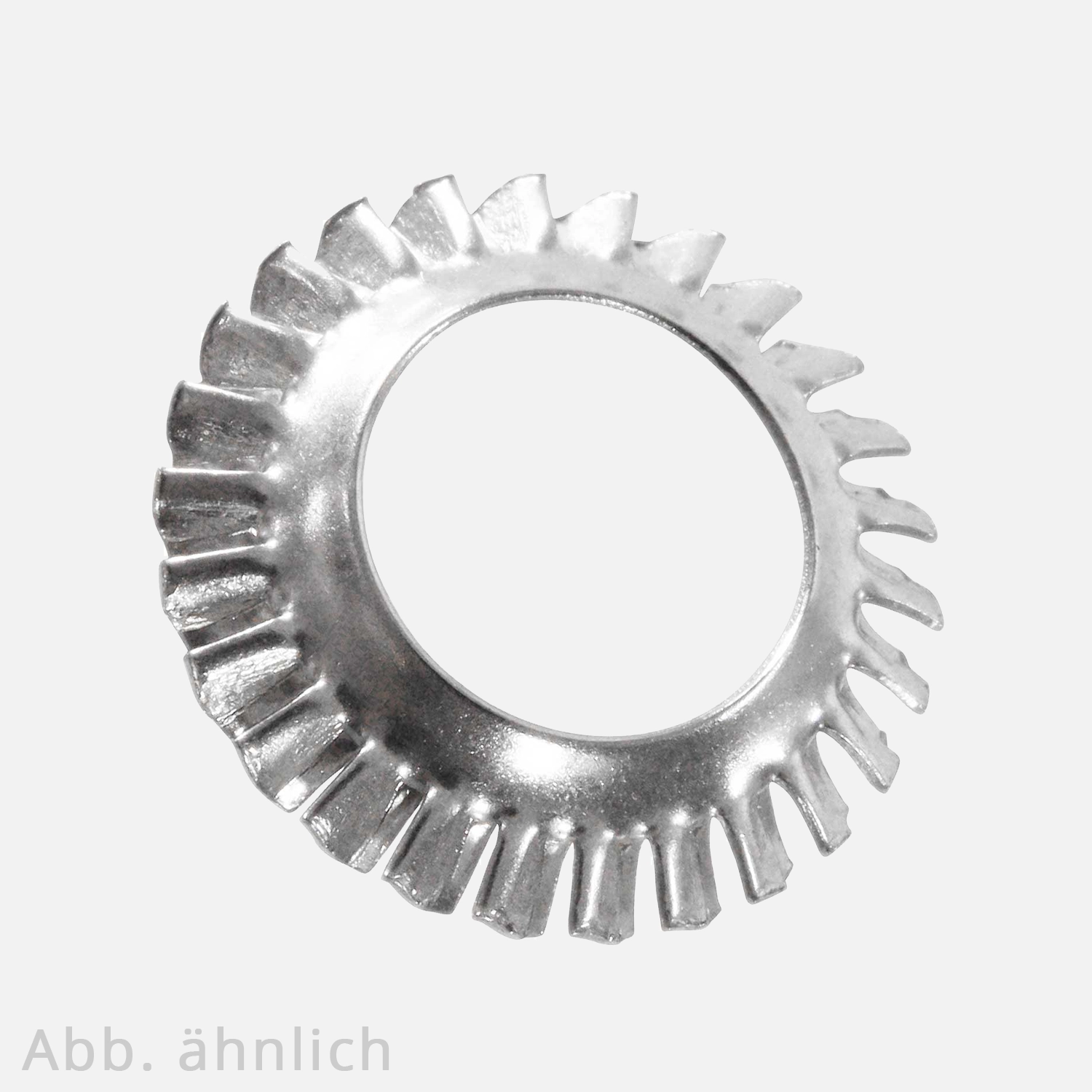 Fächerscheibe | DIN 6798 | Form V | Federstahl 1.4310 