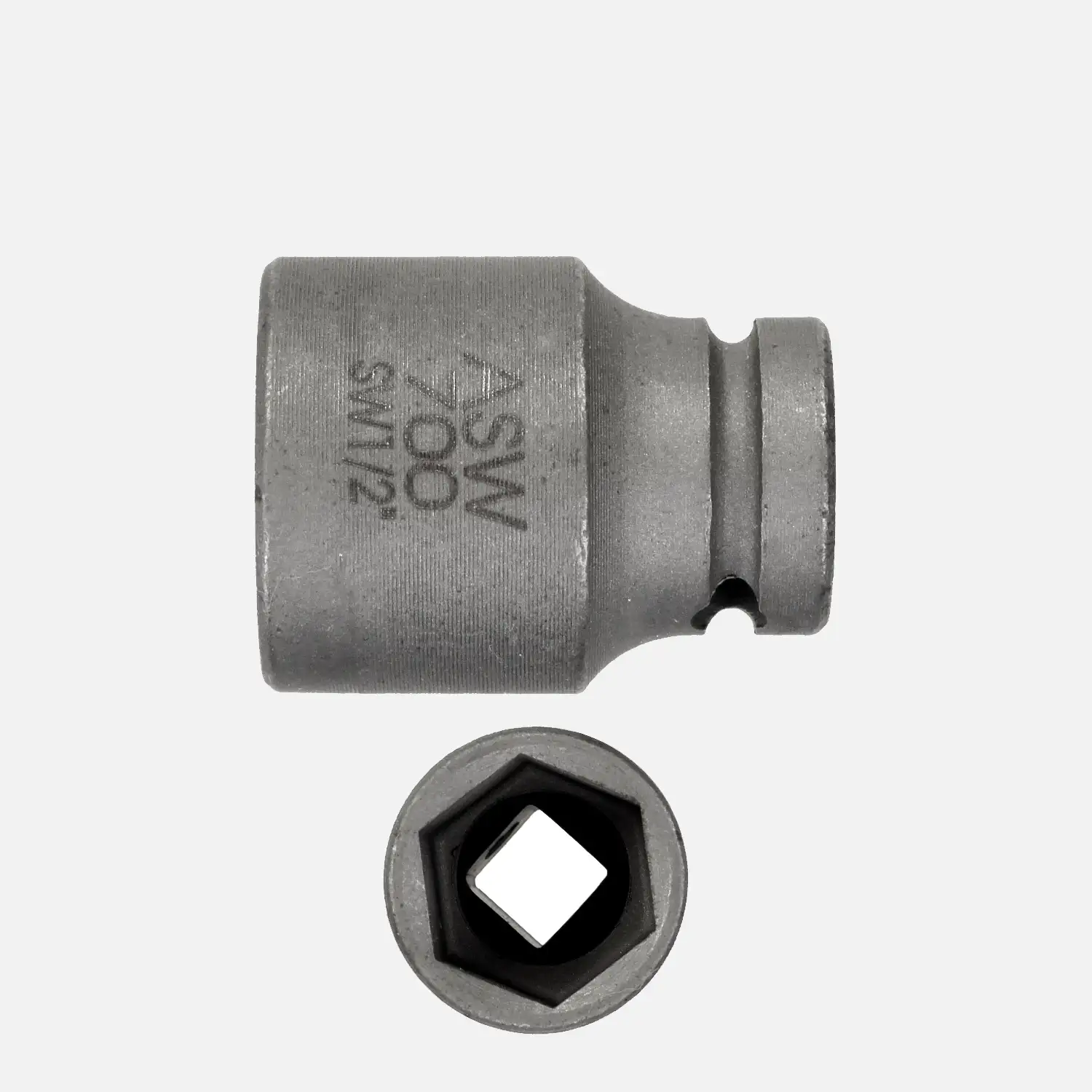 1 ASW Stecknuss Antrieb 1/4 Zoll G 6,3 - Innensechskant 23 mm SW 1/2 Zoll