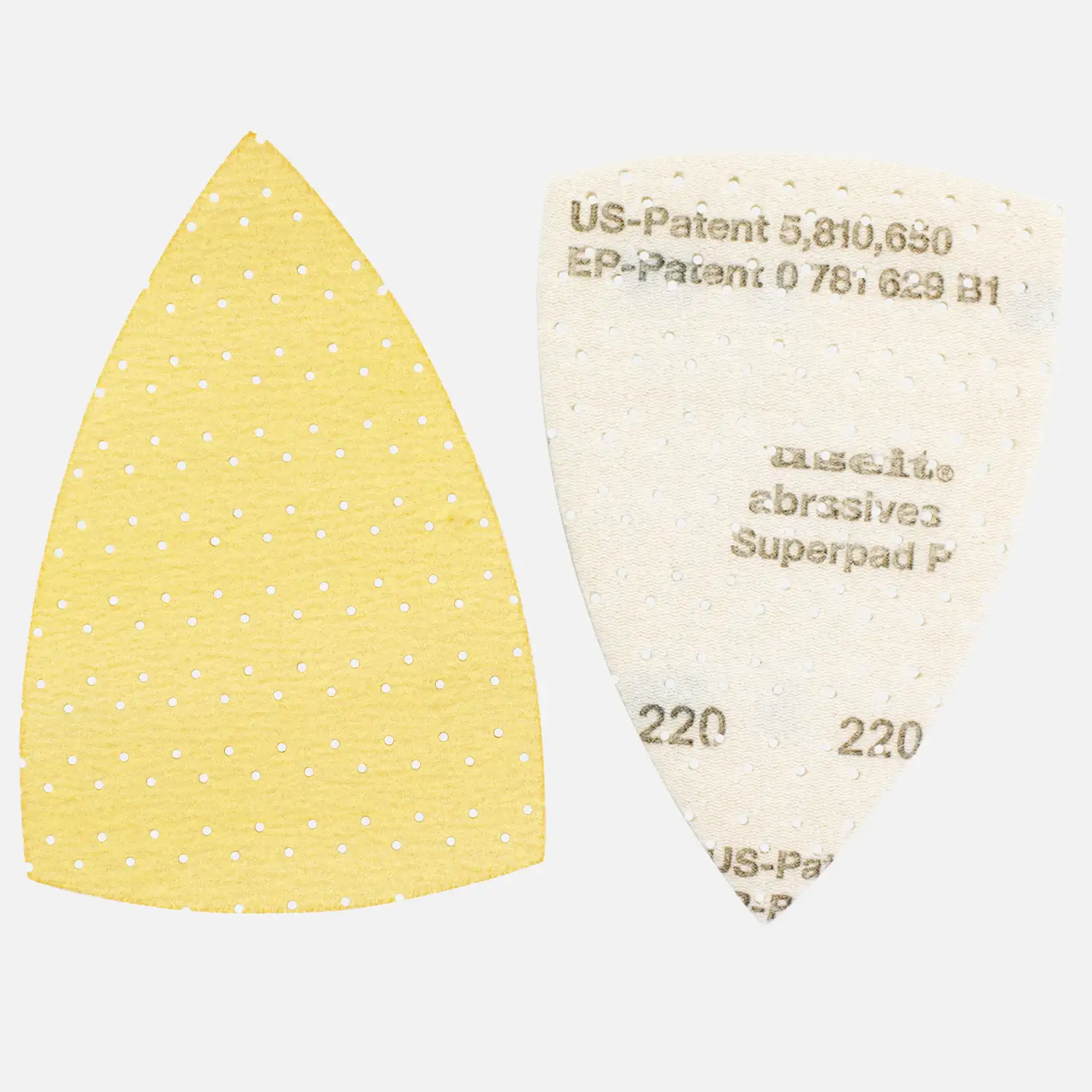 1 Dreieckschleifpapier Superpad P 100x147 mm P 220