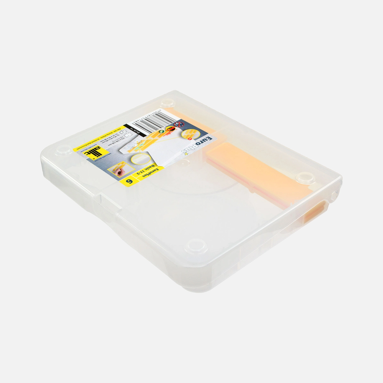 1 Allit Sortimentskasten EuroPlus Basic 2 - 8 Fächer, 6 Stege - 173x138x30 mm